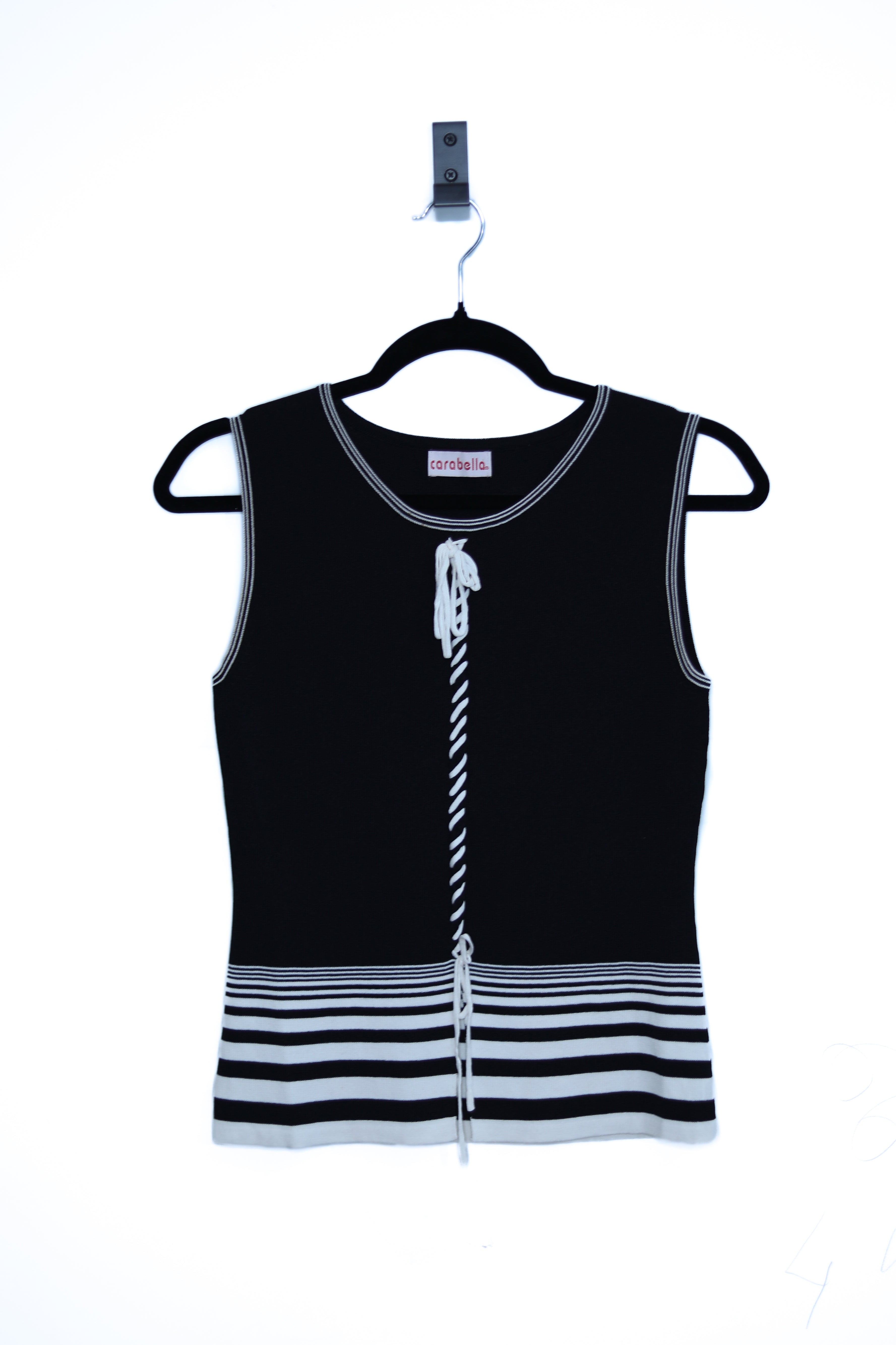 Carabella B&W Stripe Tank