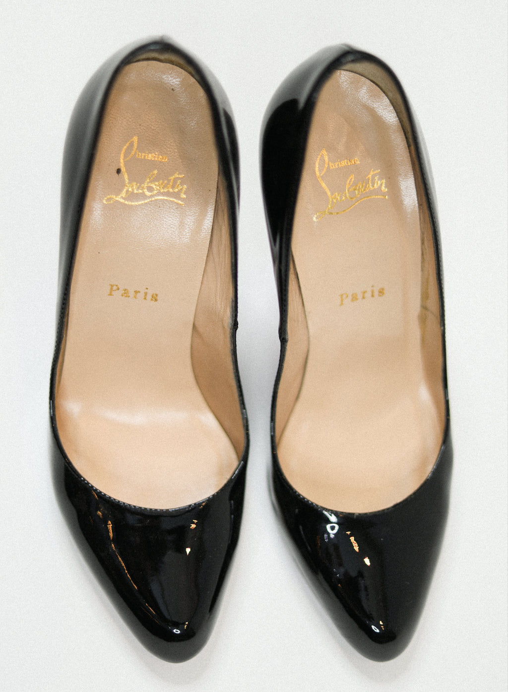 Christian Louboutin Dolly Patent Leather Pump Sz 38 1/2