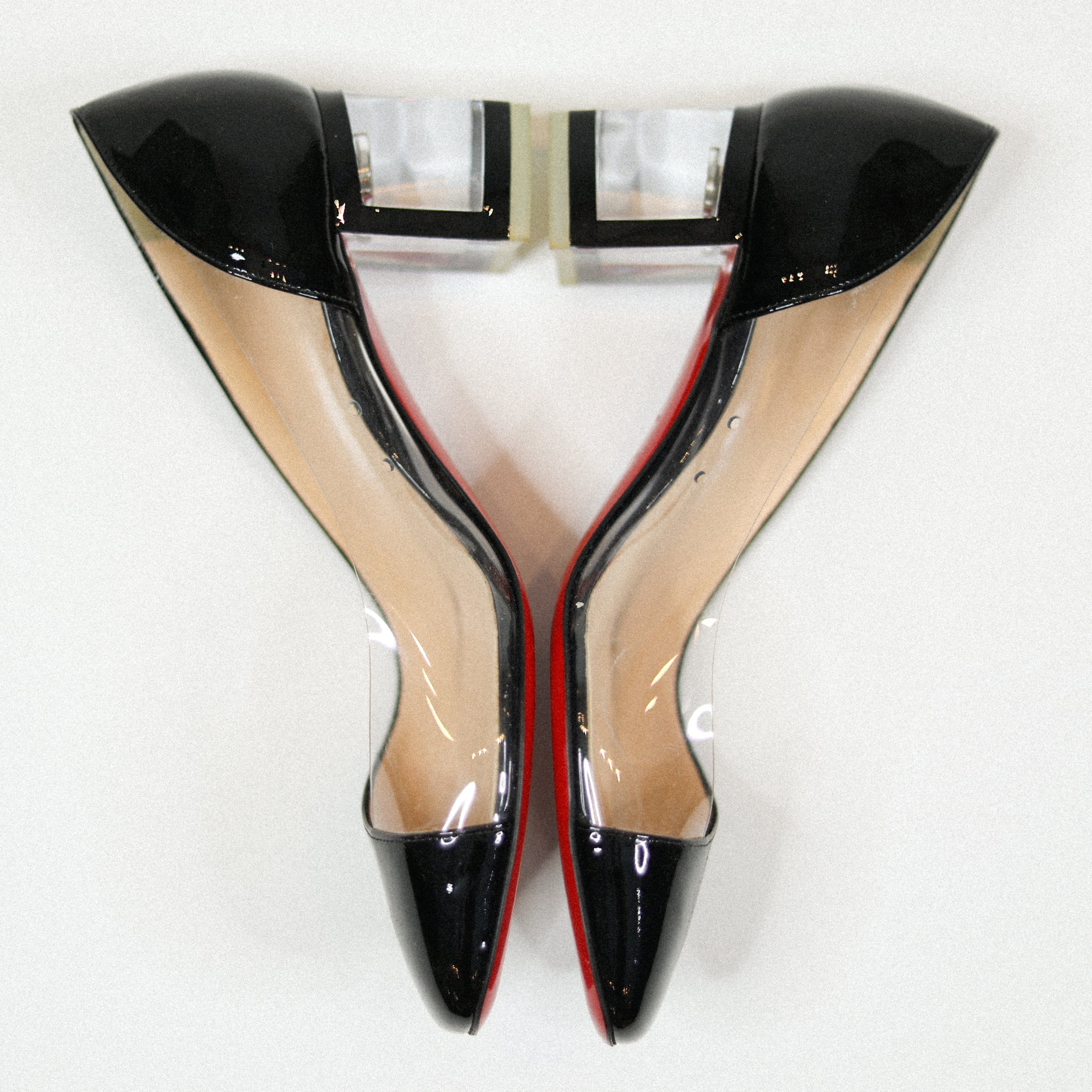 Christian Louboutin Provisore 55 Patent Leather Heel Sz 38