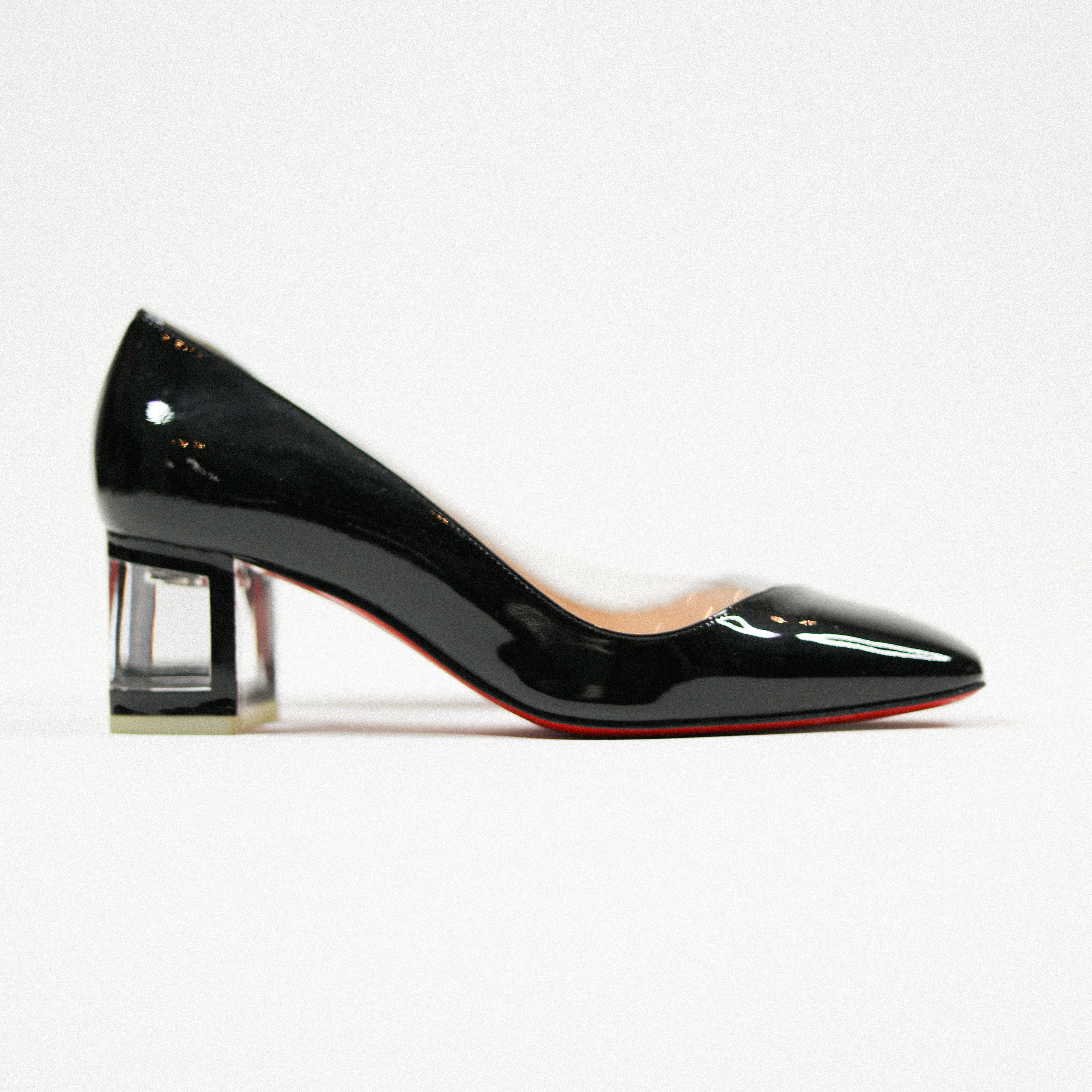 Christian Louboutin Provisore 55 Patent Leather Heel Sz 38