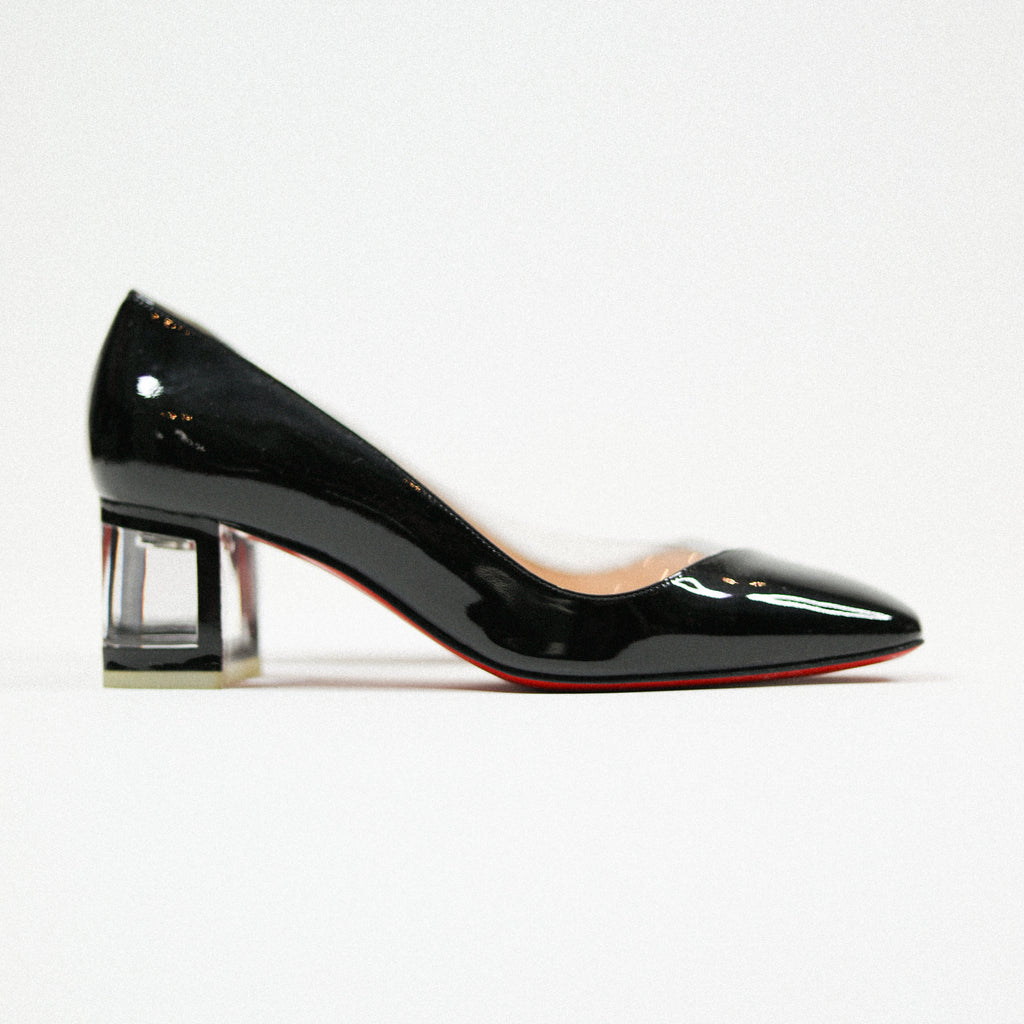 Christian Louboutin Provisore 55 Patent Leather Heel Sz 38