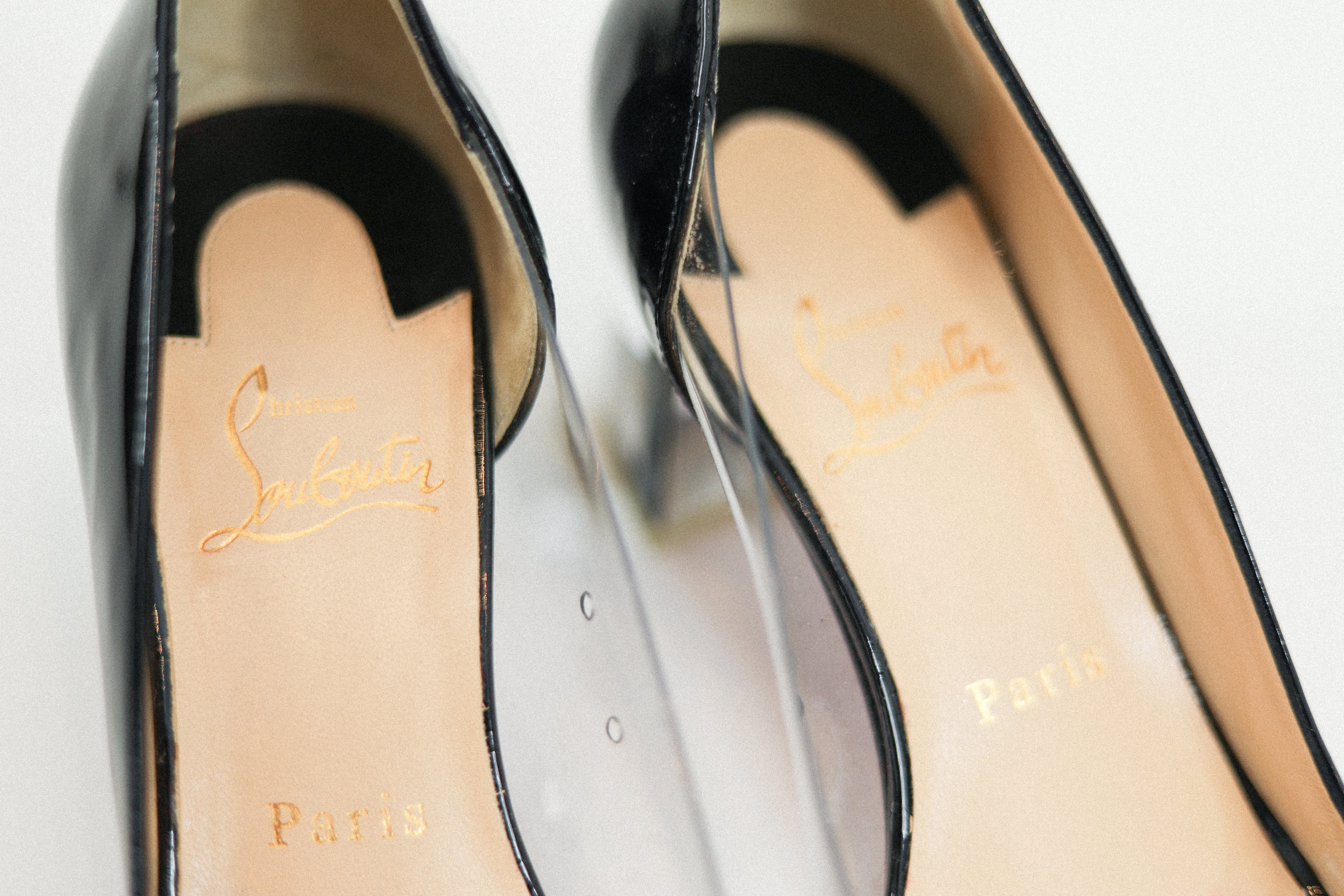 Christian Louboutin Provisore 55 Patent Leather Heel Sz 38