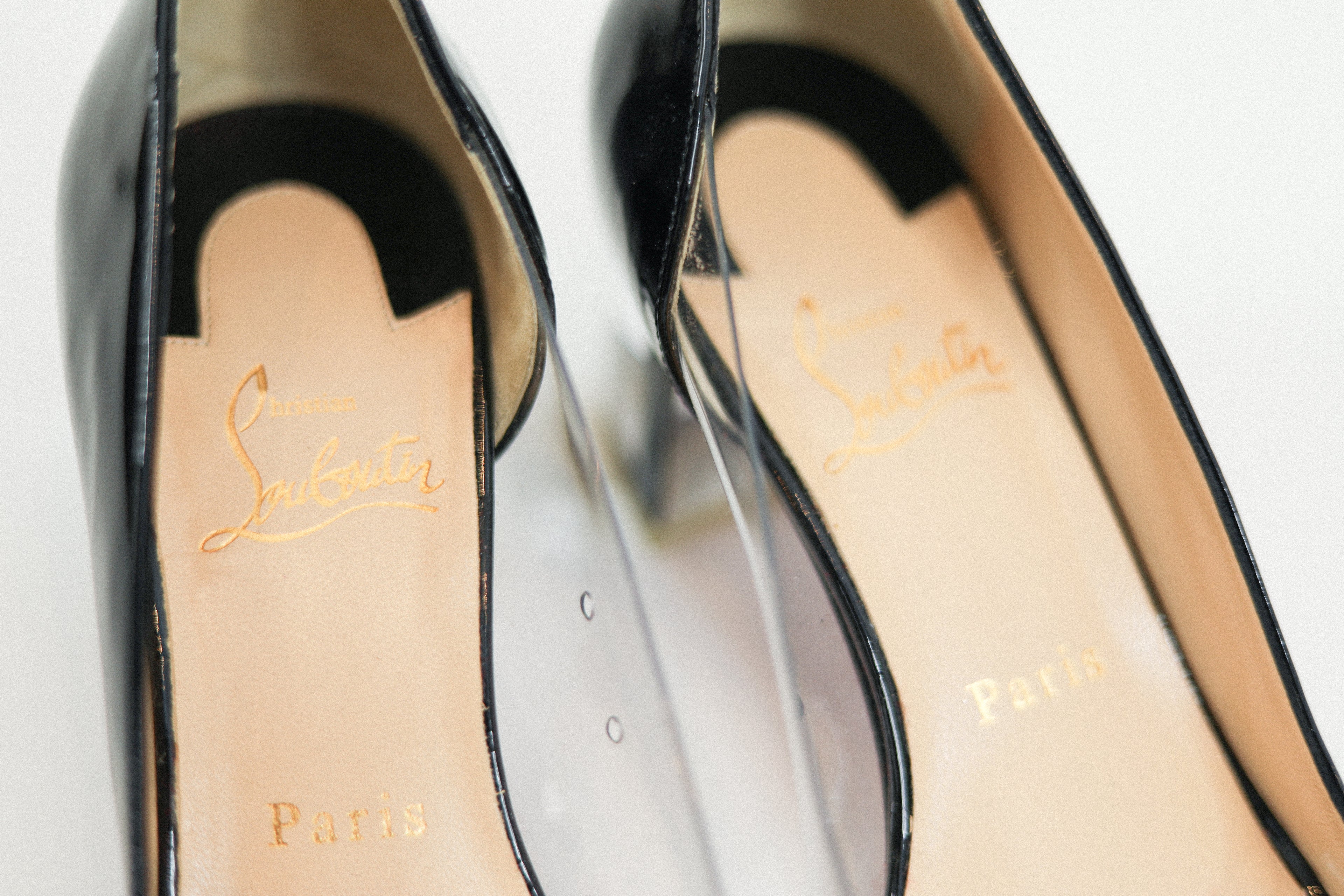 Christian Louboutin Provisore 55 Patent Leather Heel Sz 38