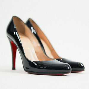 Christian Louboutin Dolly Patent Leather Pump Sz 38 1/2