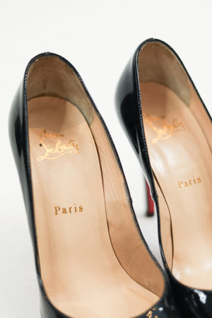 Christian Louboutin Dolly Patent Leather Pump Sz 38 1/2