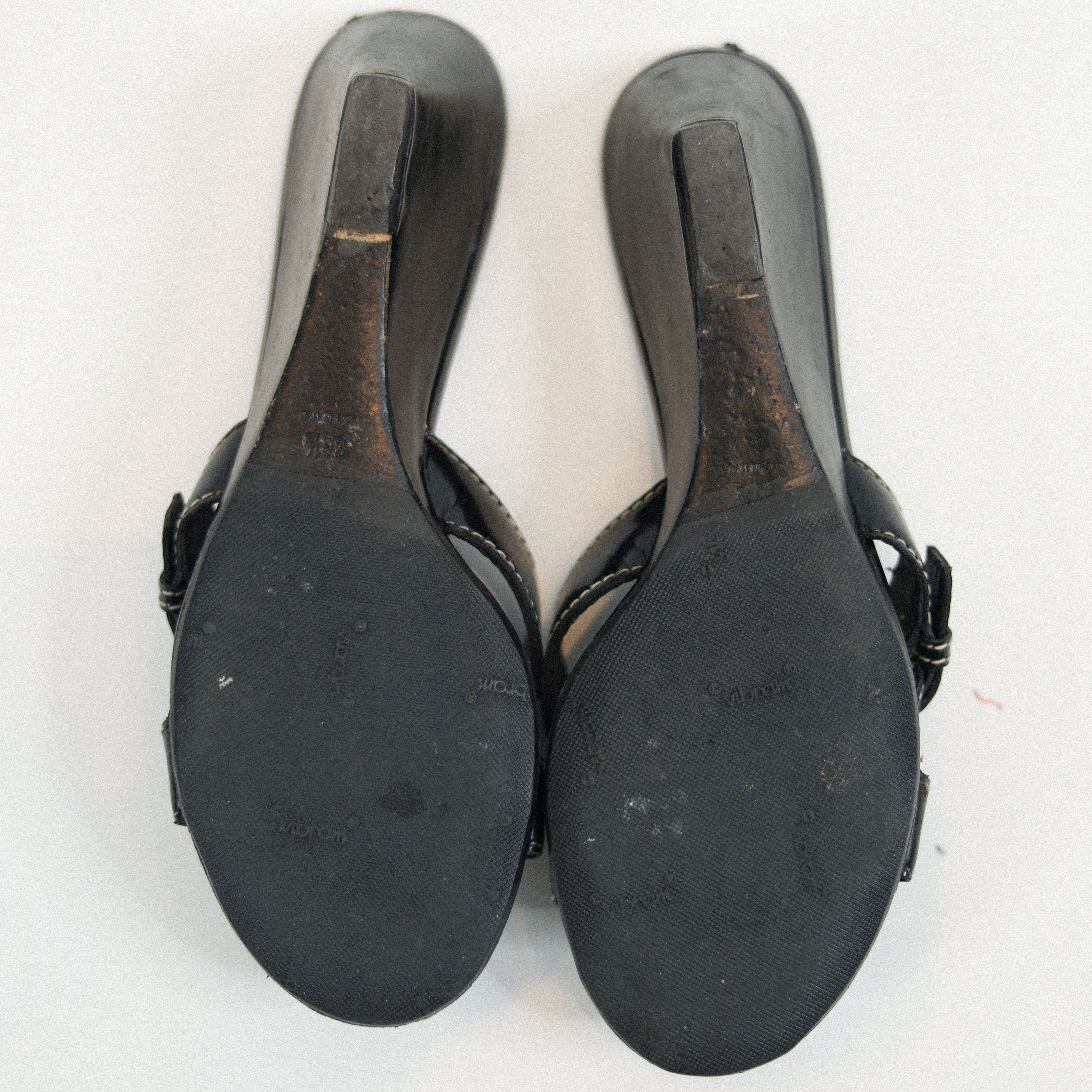 Vintage Prada Patent Leather Sandal Sz 36 1/2