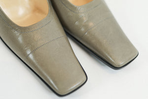 Vintage Prada Leather Mary Jane Heel Sz 37