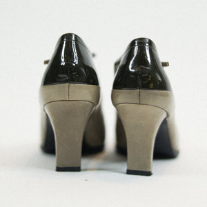Vintage Prada Leather Mary Jane Heel Sz 37