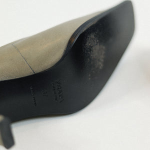 Vintage Prada Leather Mary Jane Heel Sz 37