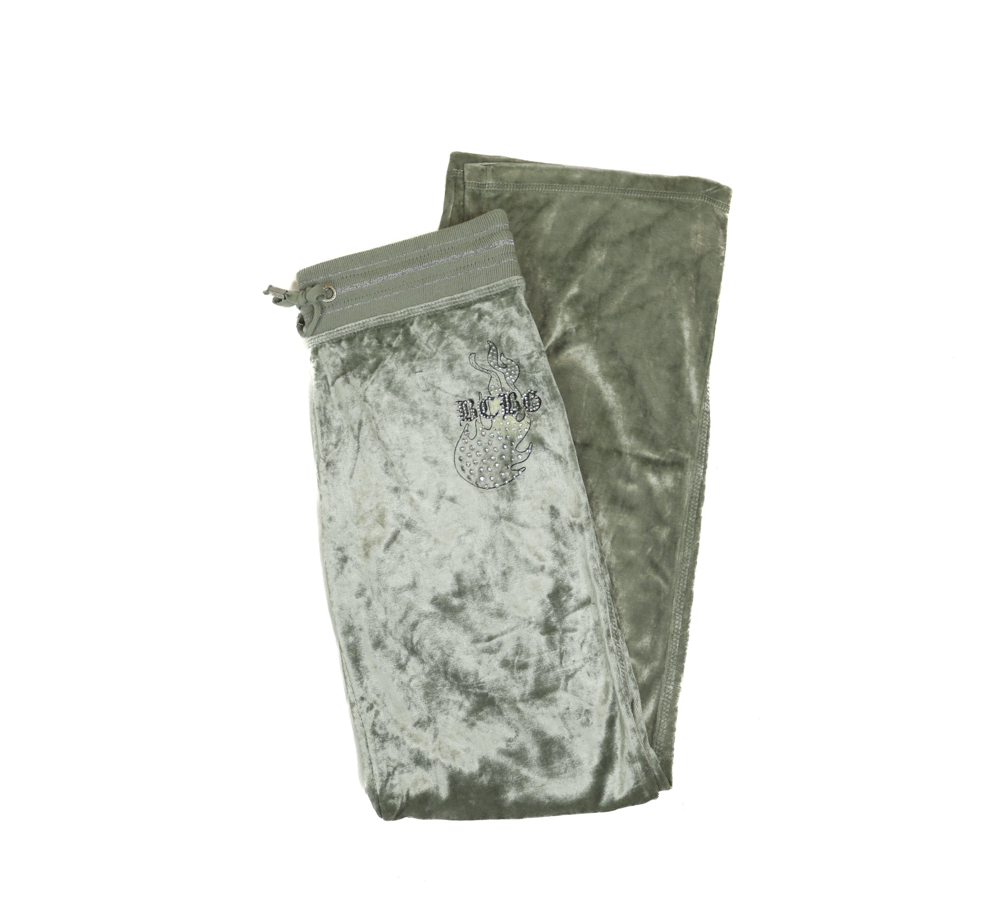 Metallic “Moss” BCBG Velour Tracksuit