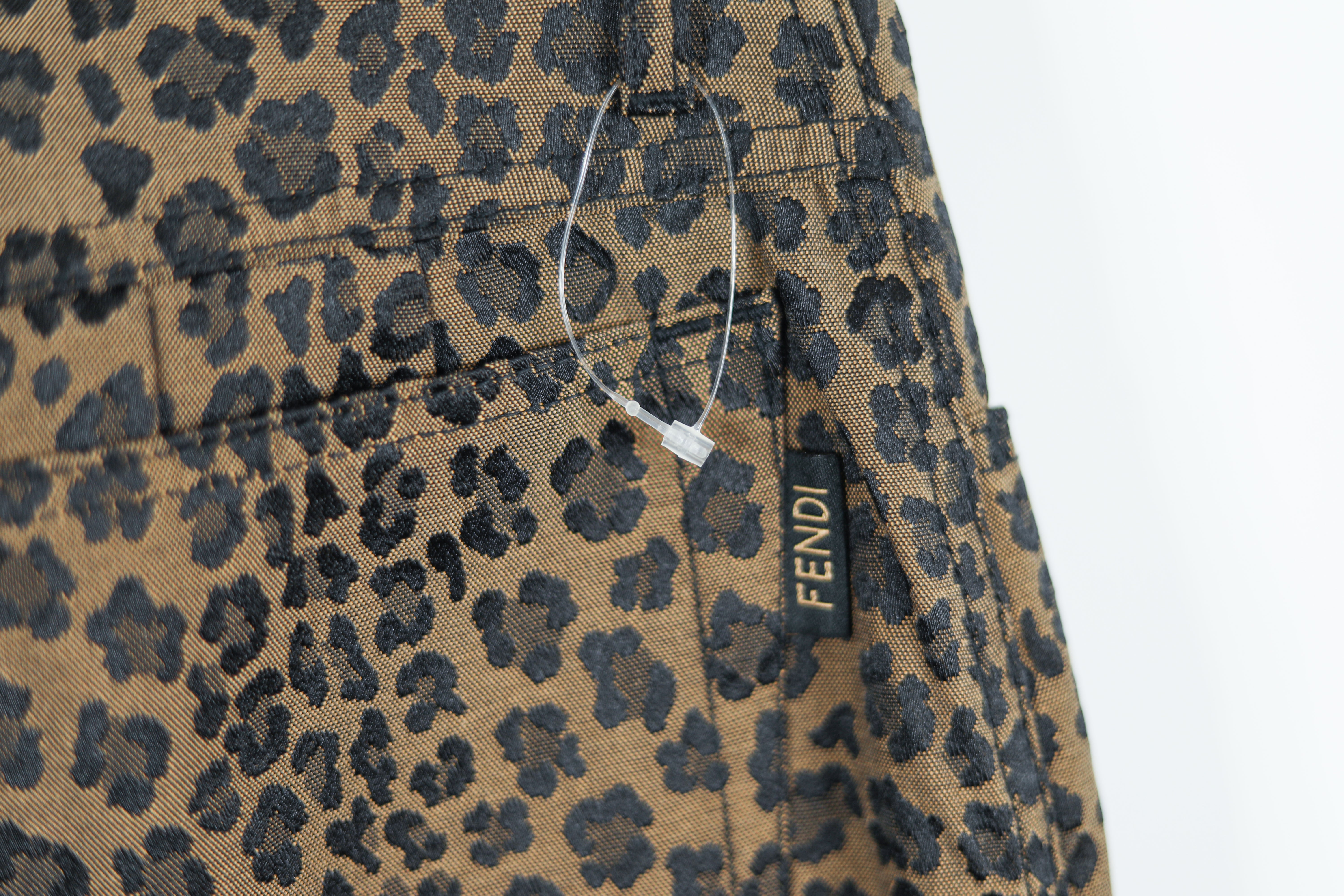 Fendi Leopard Print Jeans Sz 29