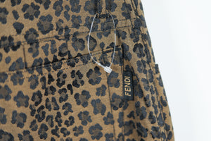 Fendi Leopard Print Jeans Sz 29