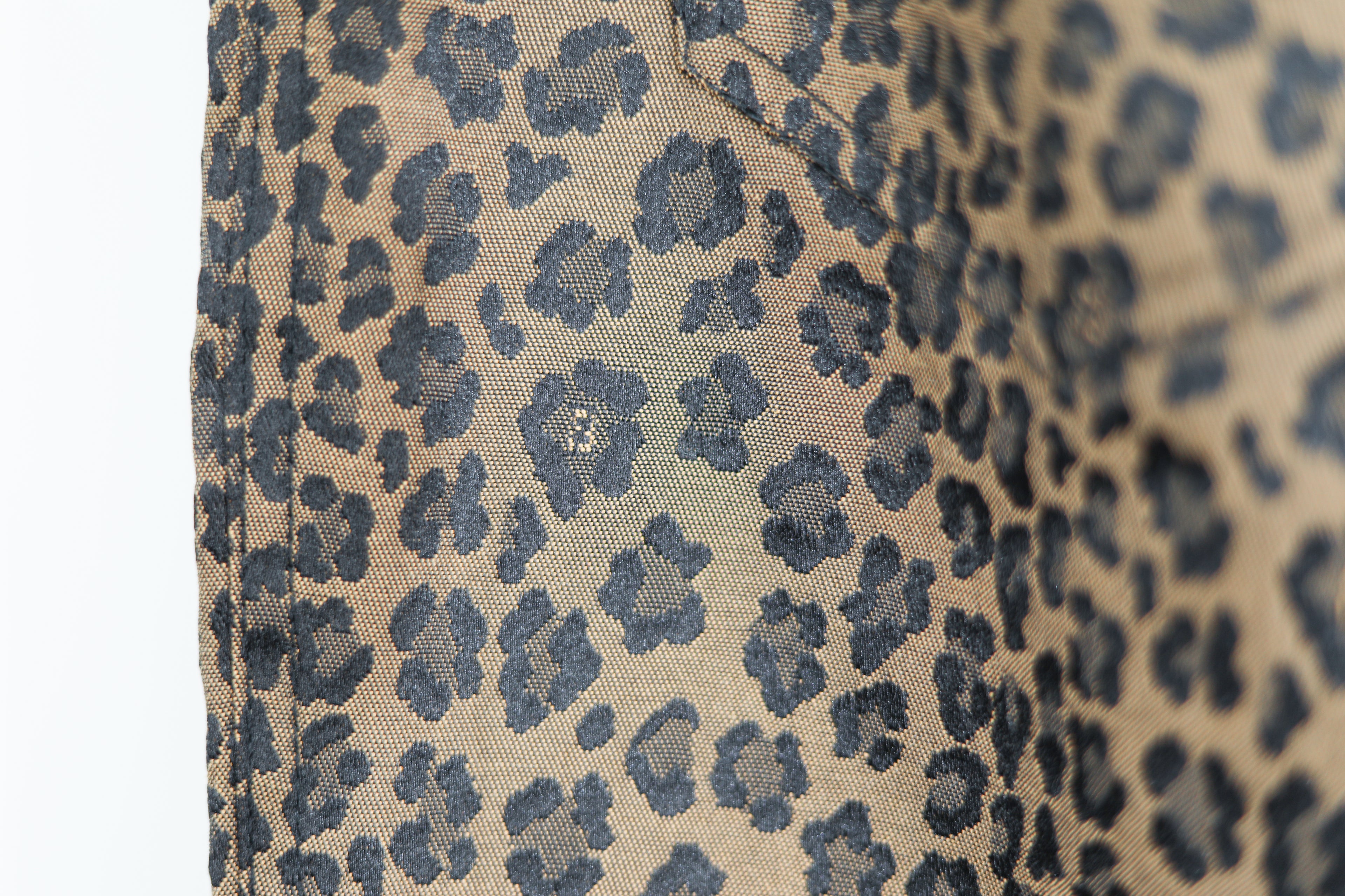 Fendi Leopard Print Jeans Sz 29