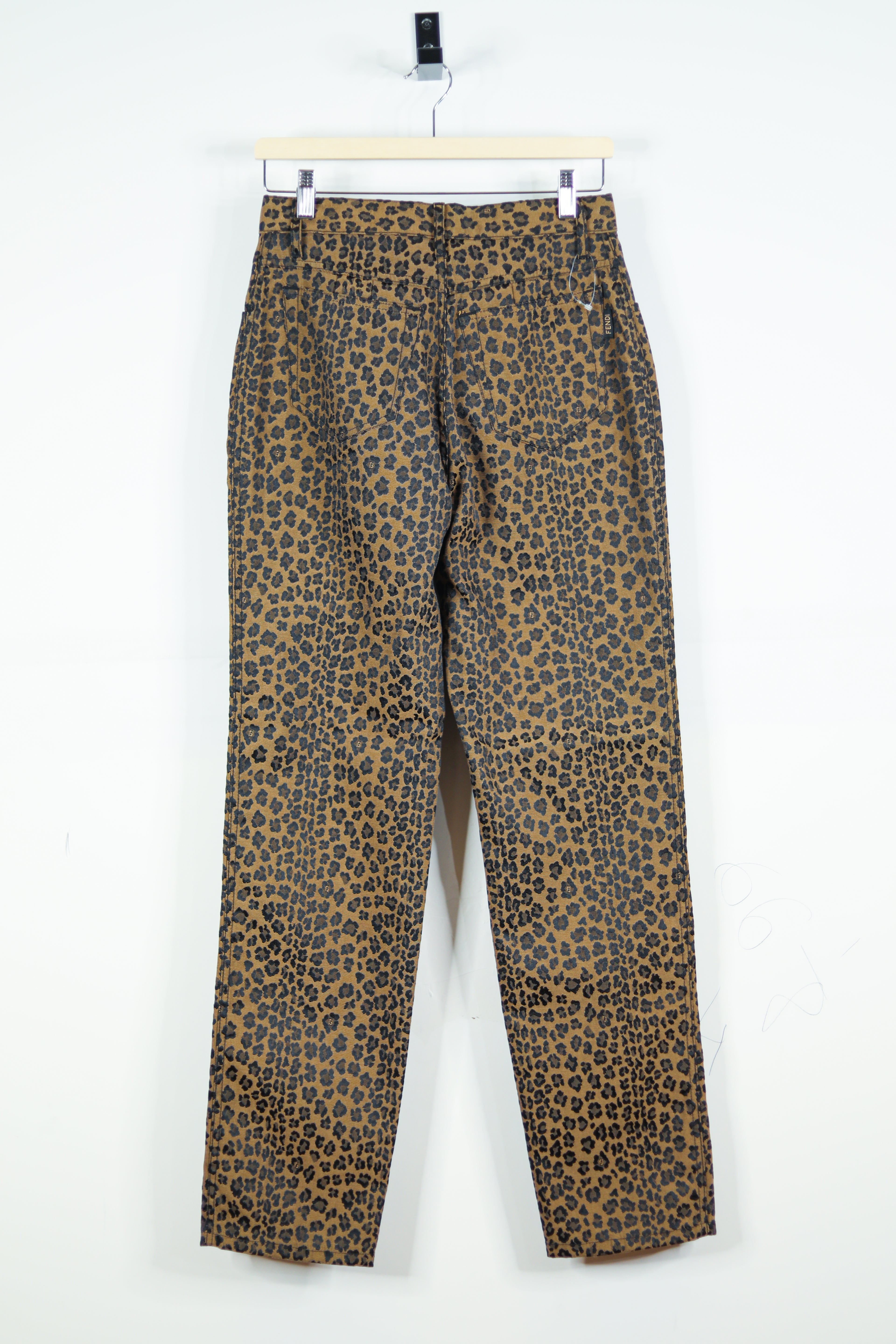 Fendi Leopard Print Jeans Sz 29