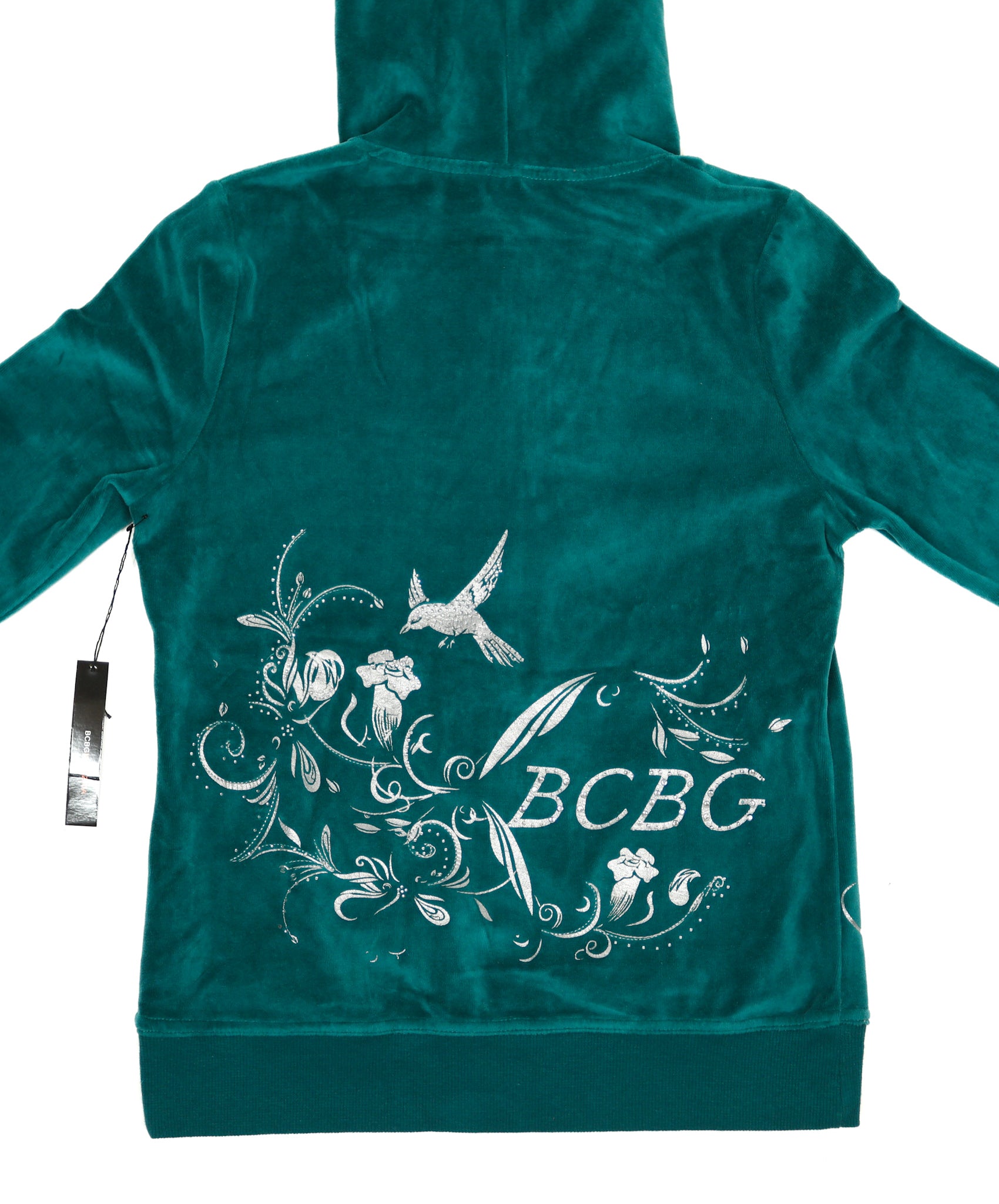 Teal BCBG Velour Tracksuit Set