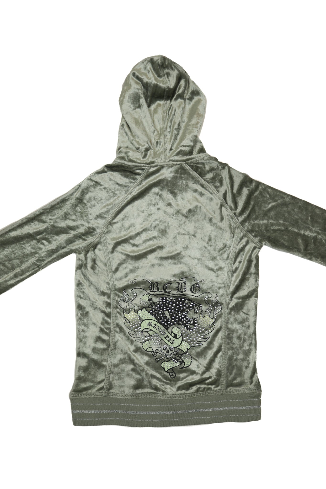 Metallic “Moss” BCBG Velour Tracksuit