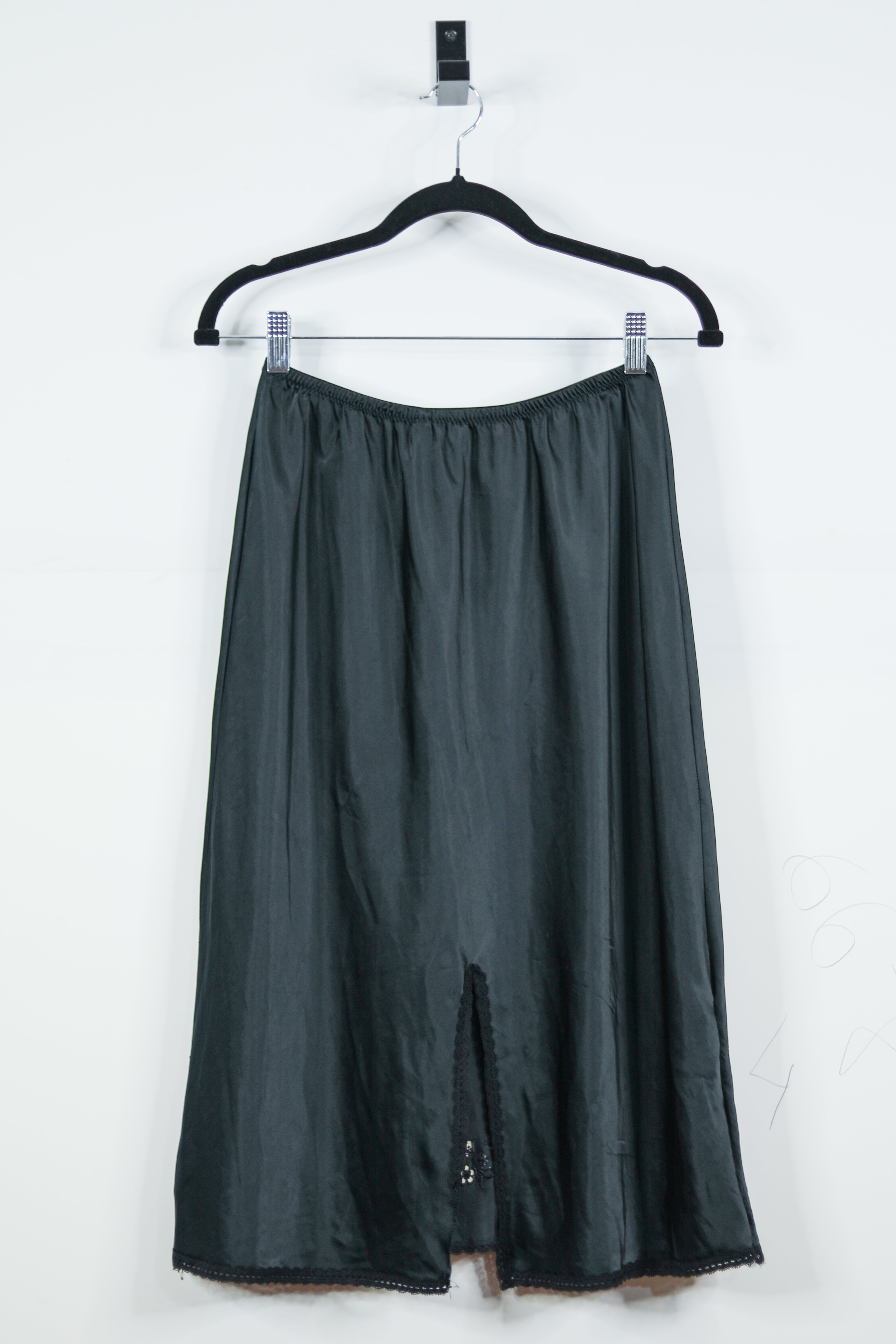 Vintage Christian Dior Slip Skirt Dark Blue