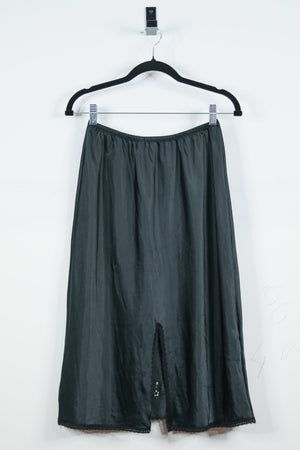 Vintage Christian Dior Slip Skirt Dark Blue