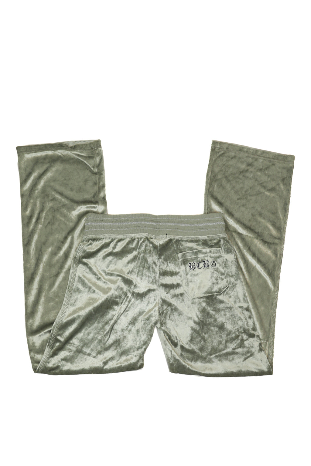 Metallic “Moss” BCBG Velour Tracksuit
