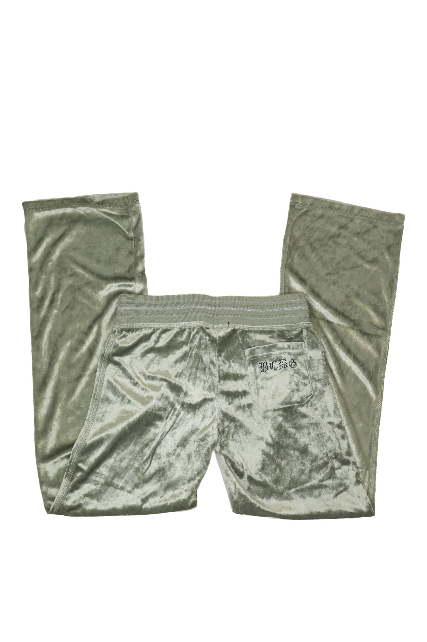 Metallic “Moss” BCBG Velour Tracksuit