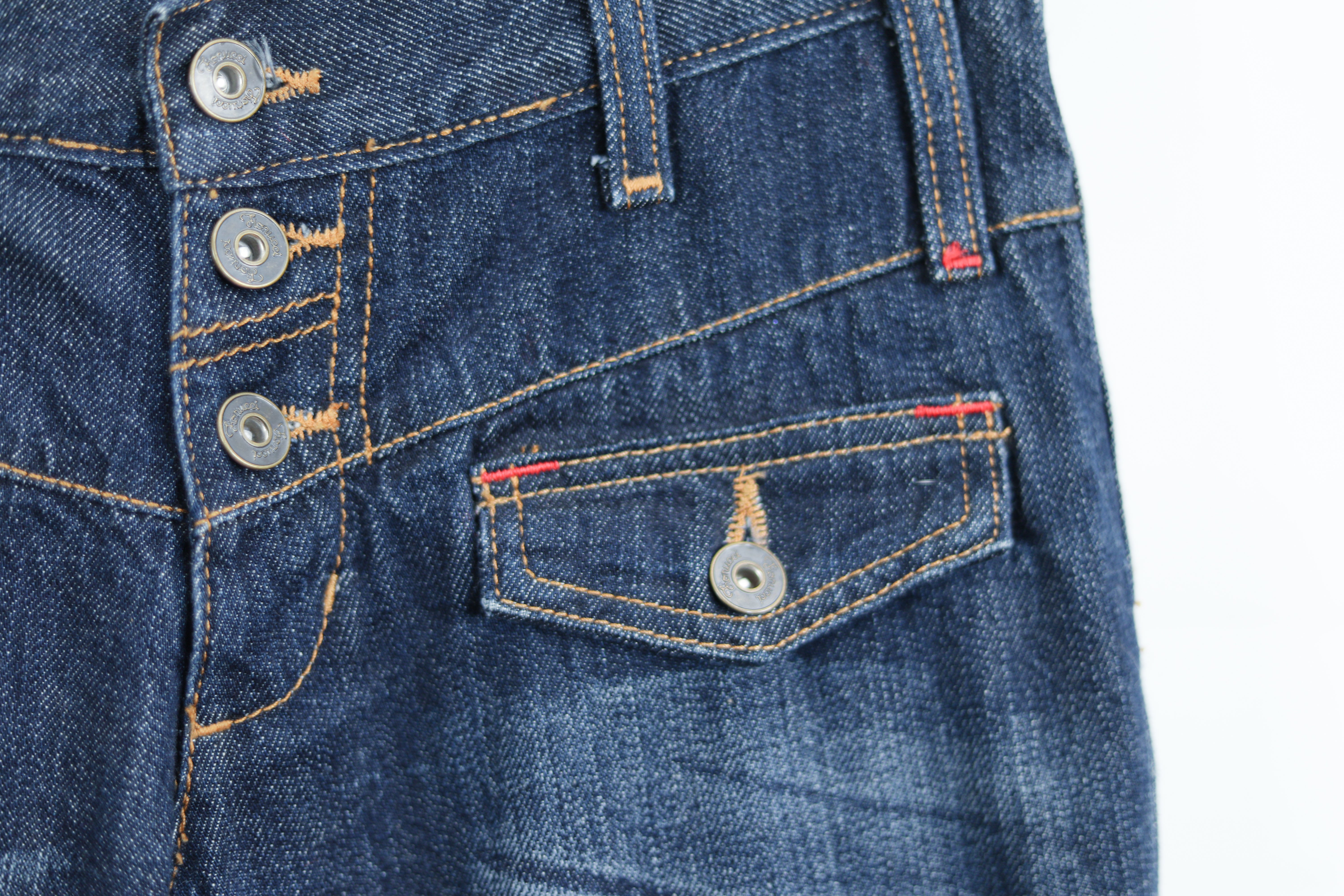 Vintage Fiorucci Low Rise Cropped Jeans Sz 9