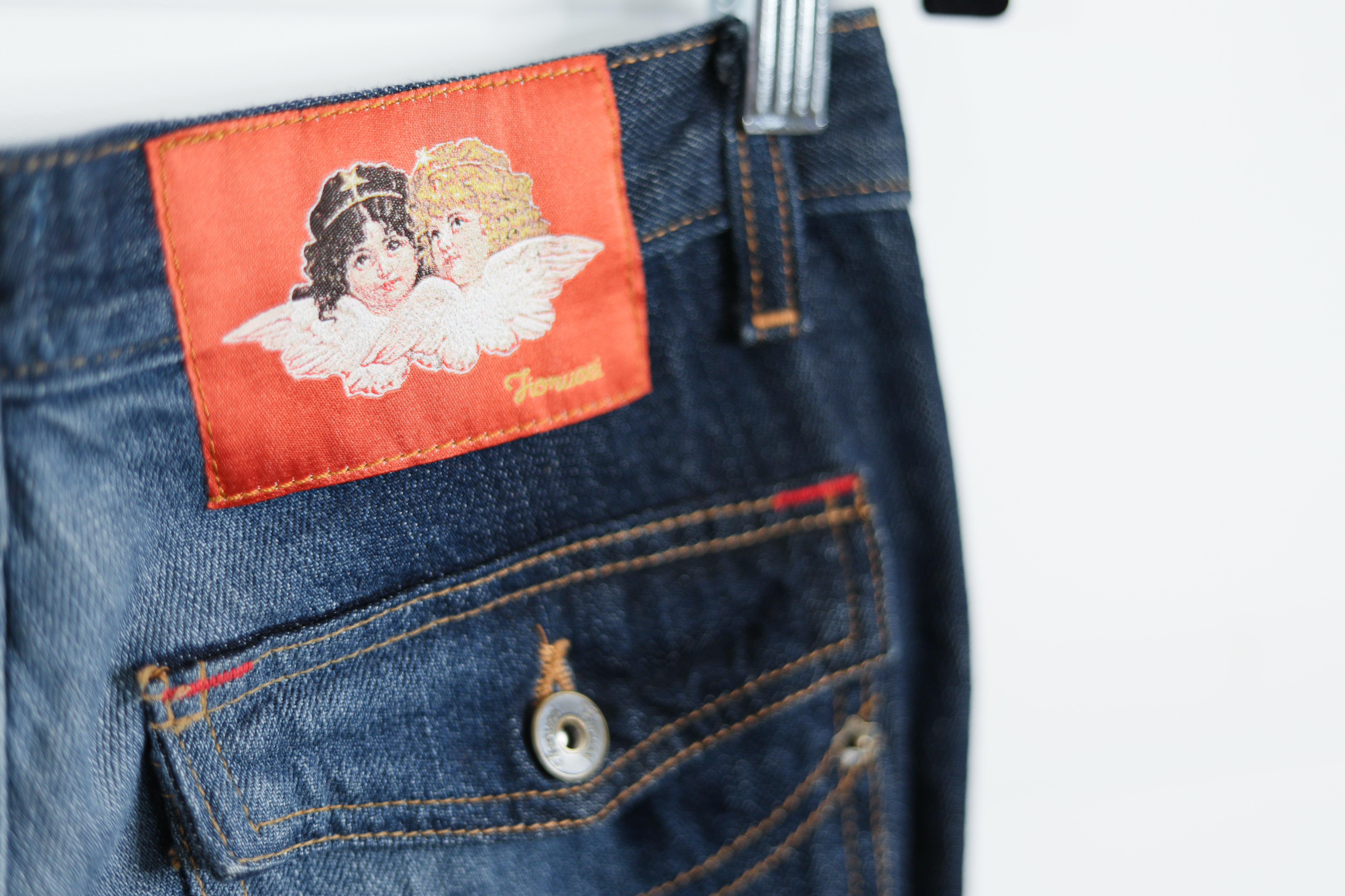 Vintage Fiorucci Low Rise Cropped Jeans Sz 9