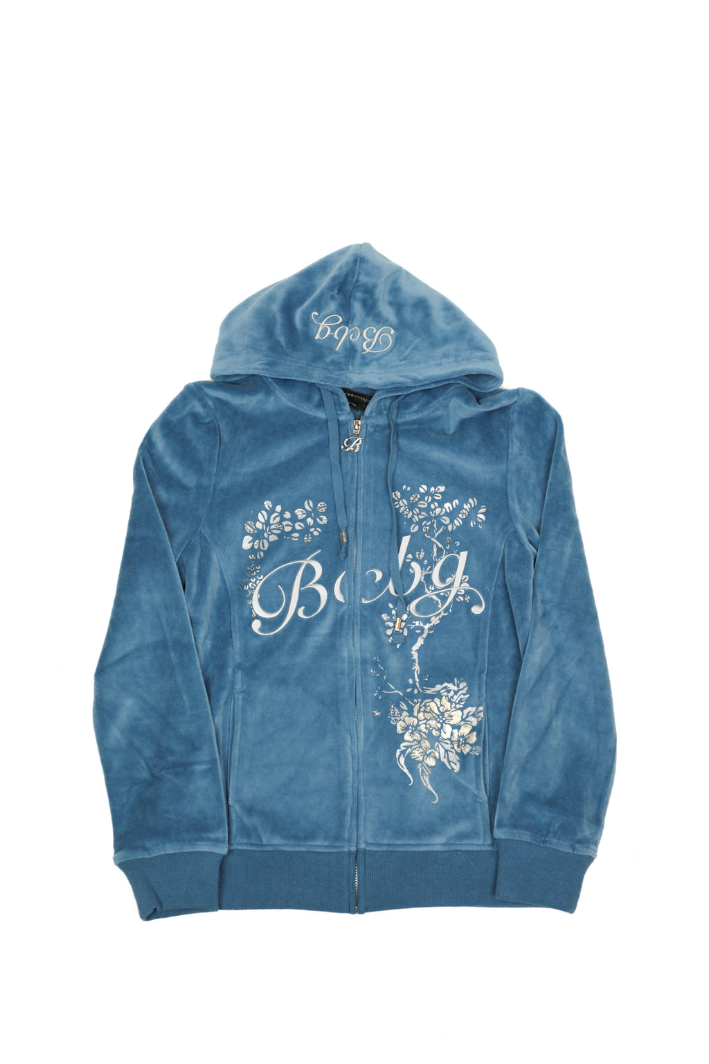 Baby Blue BCBG Velour Tracksuit Set