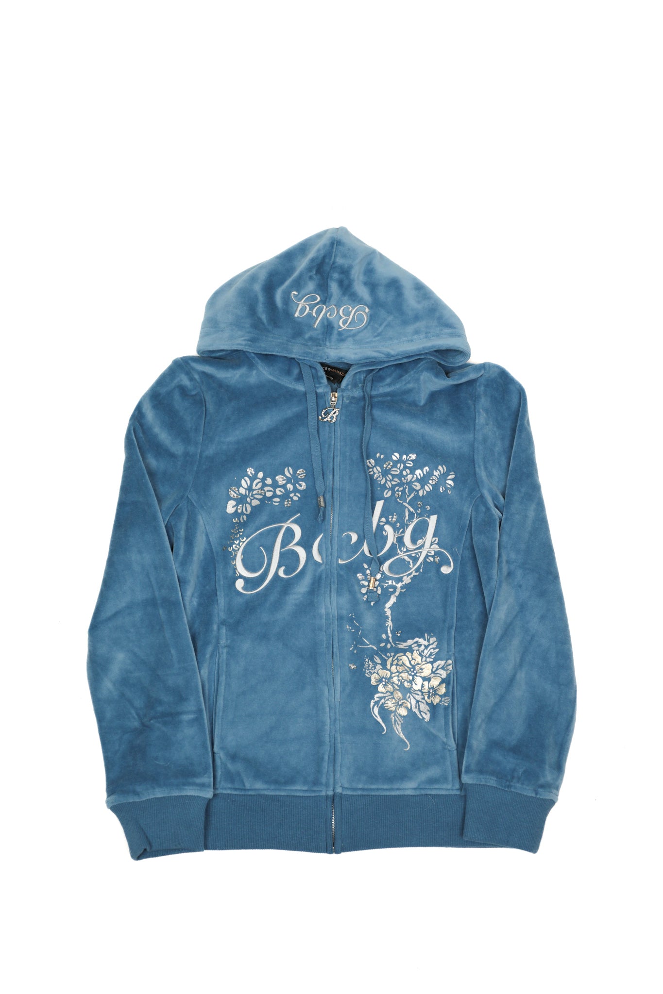 Baby Blue BCBG Velour Tracksuit Set