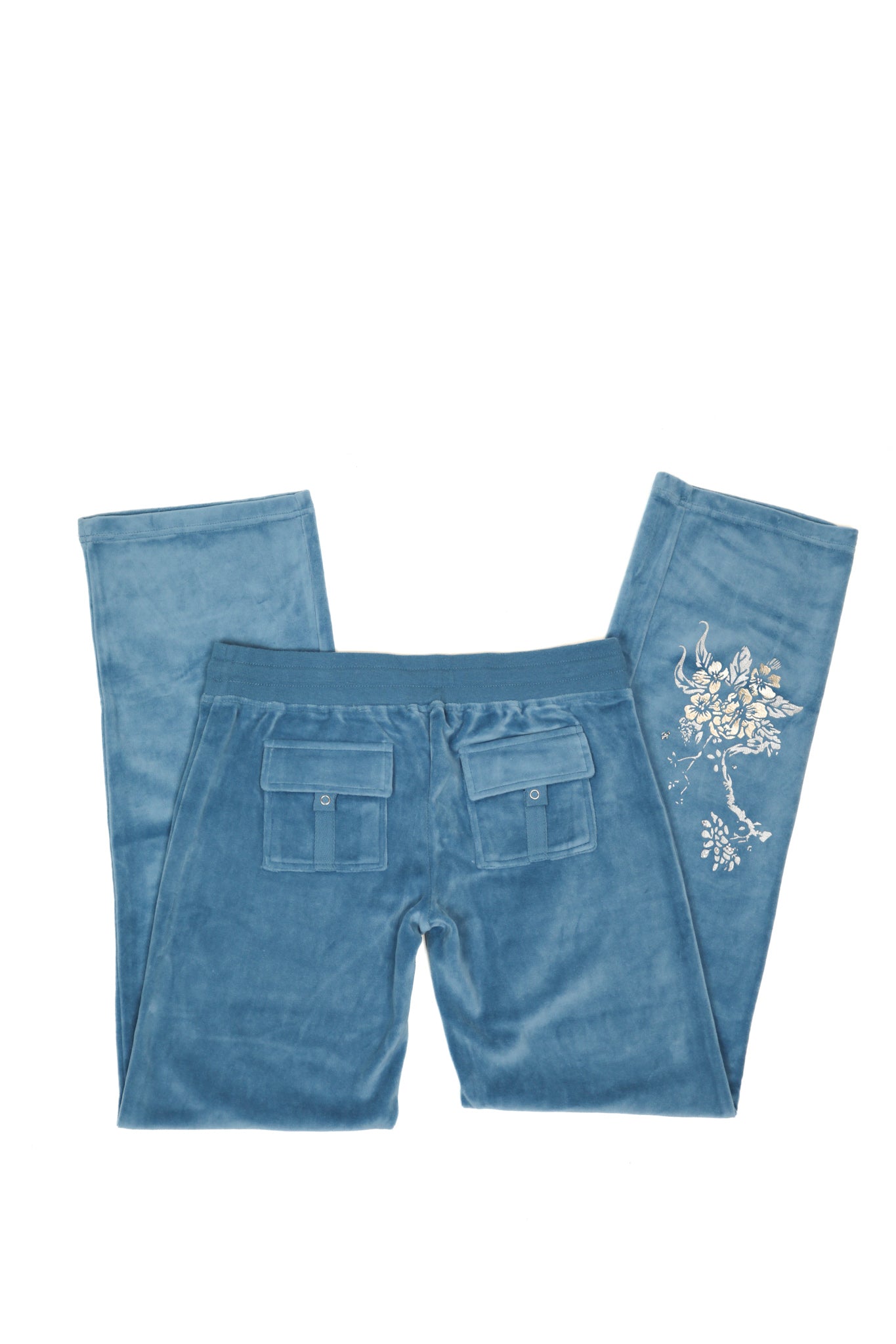 Baby Blue BCBG Velour Tracksuit Set