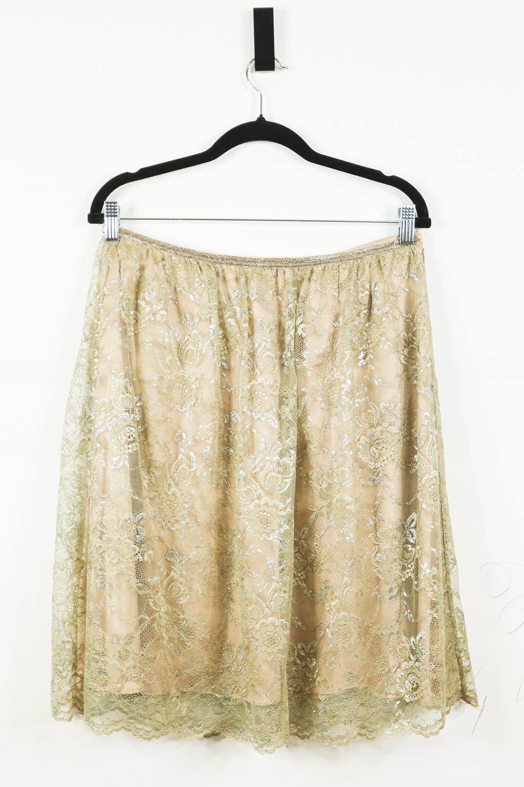 3.1 Phillip Lim Gold Lace Skirt