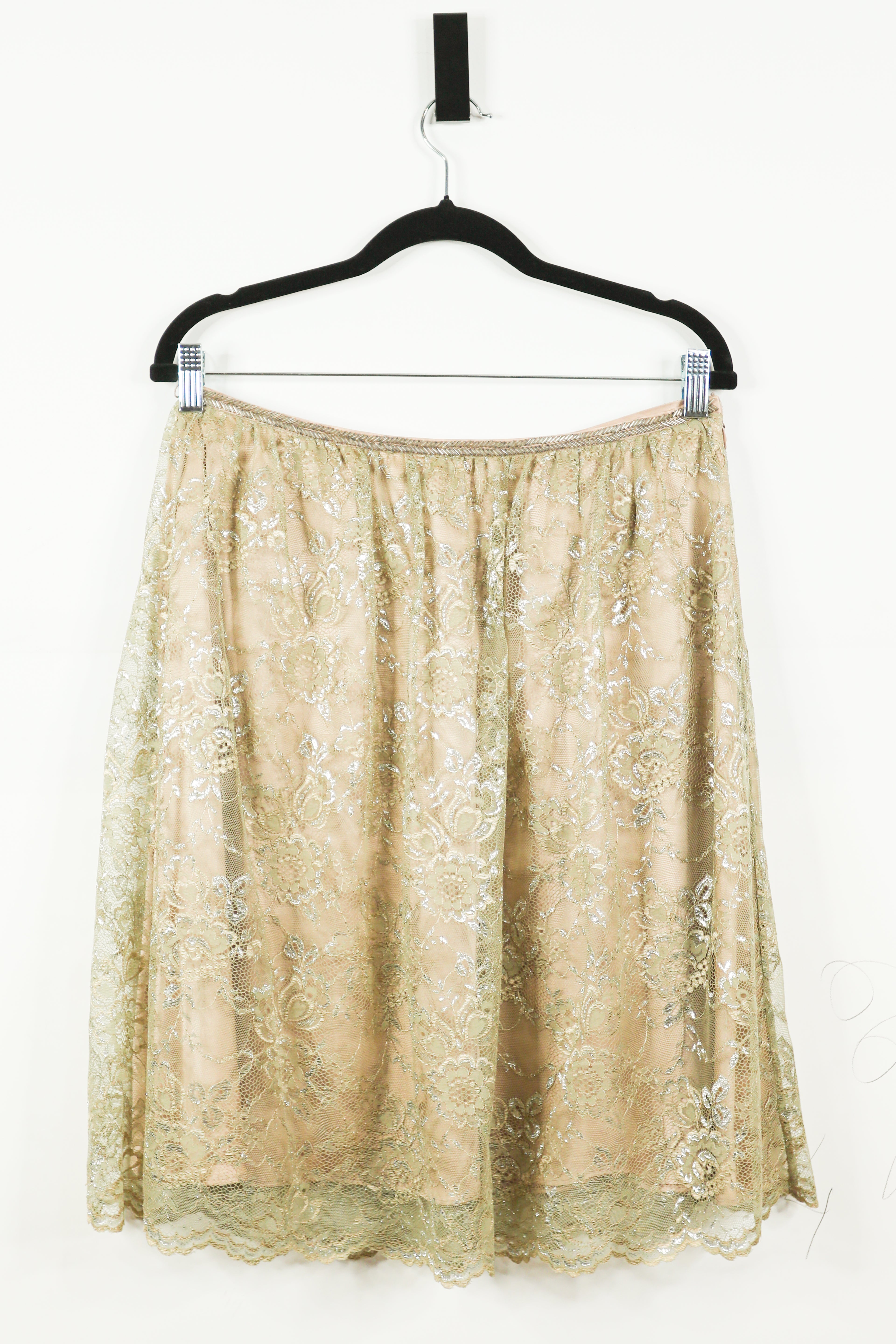 3.1 Phillip Lim Gold Lace Skirt