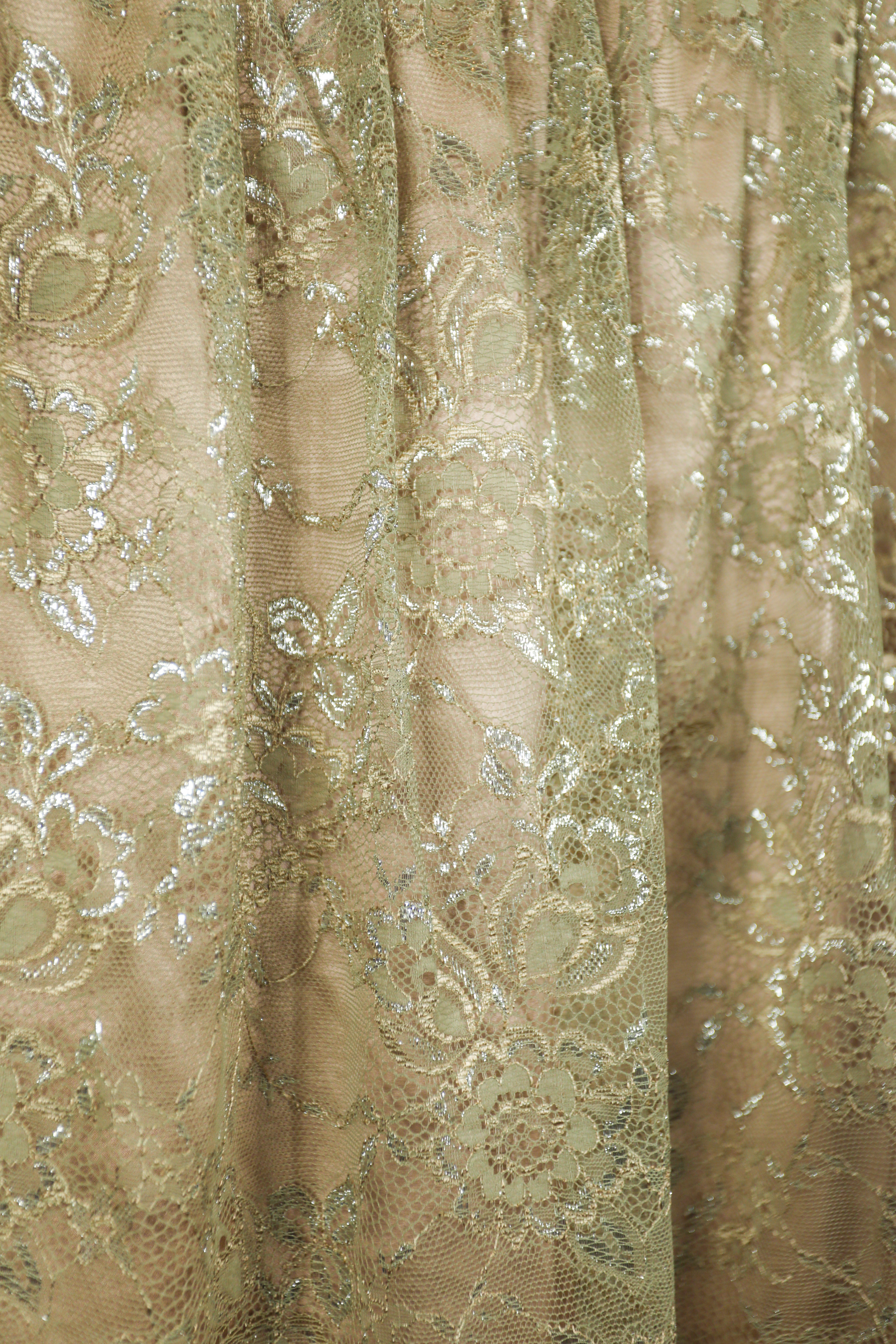 3.1 Phillip Lim Gold Lace Skirt