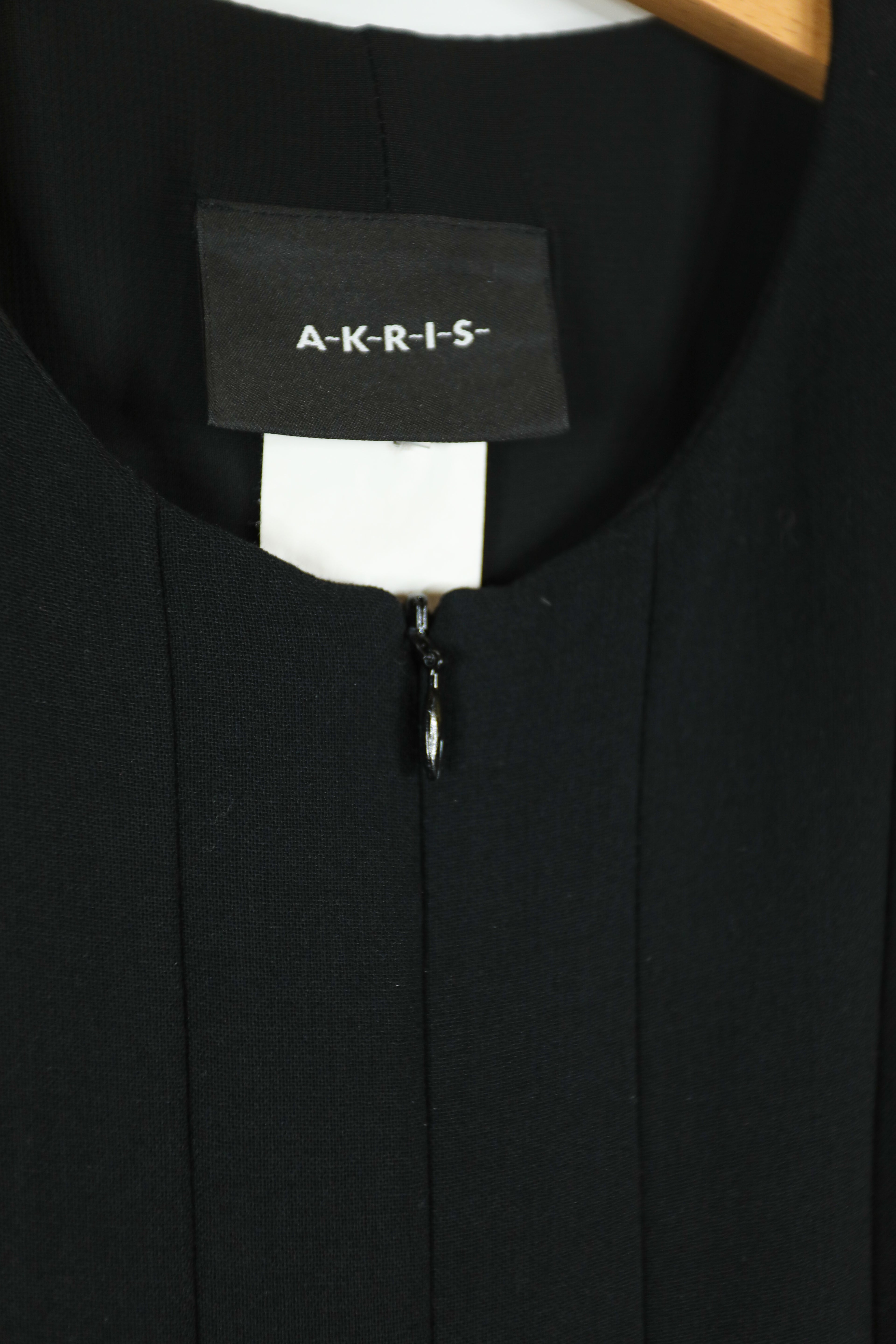 Akris Double Face Wool Dress Sz 4