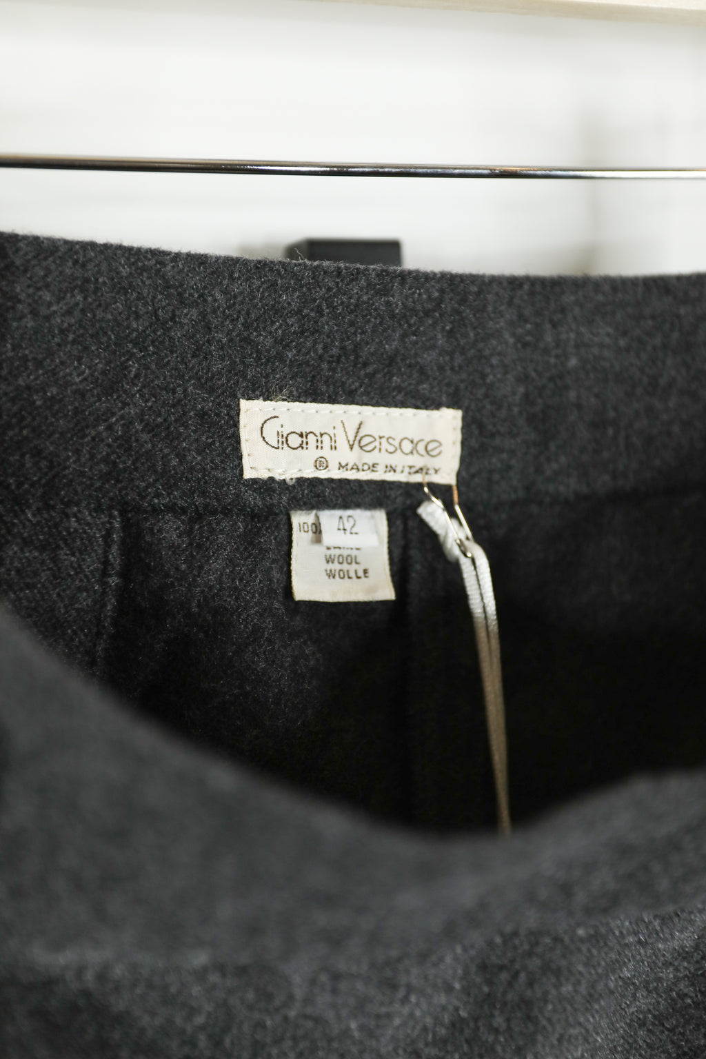 Vintage 80s Gianni Versace Wool Skirt