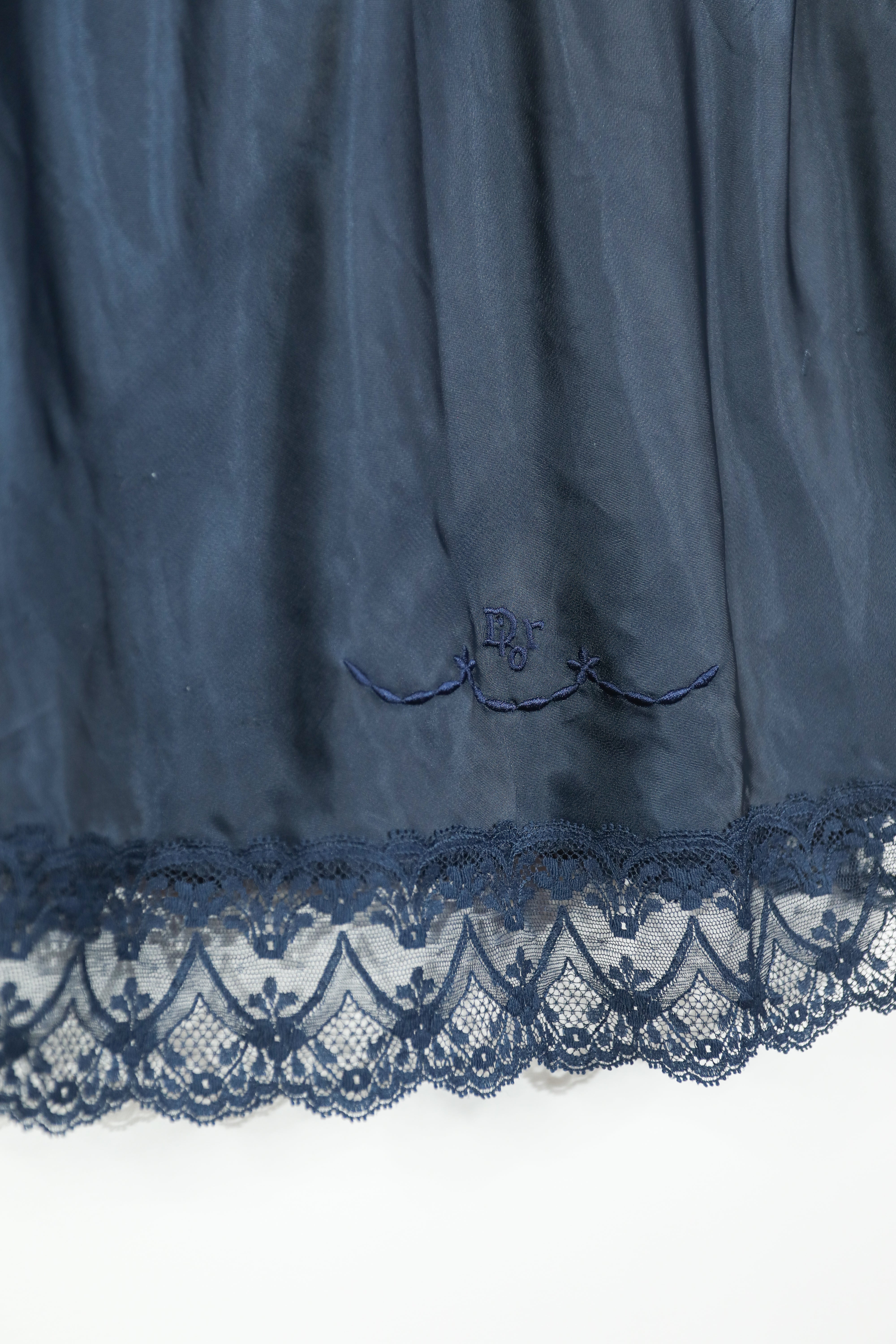 Vintage Dior Slip Cami Navy Blue Sz Med
