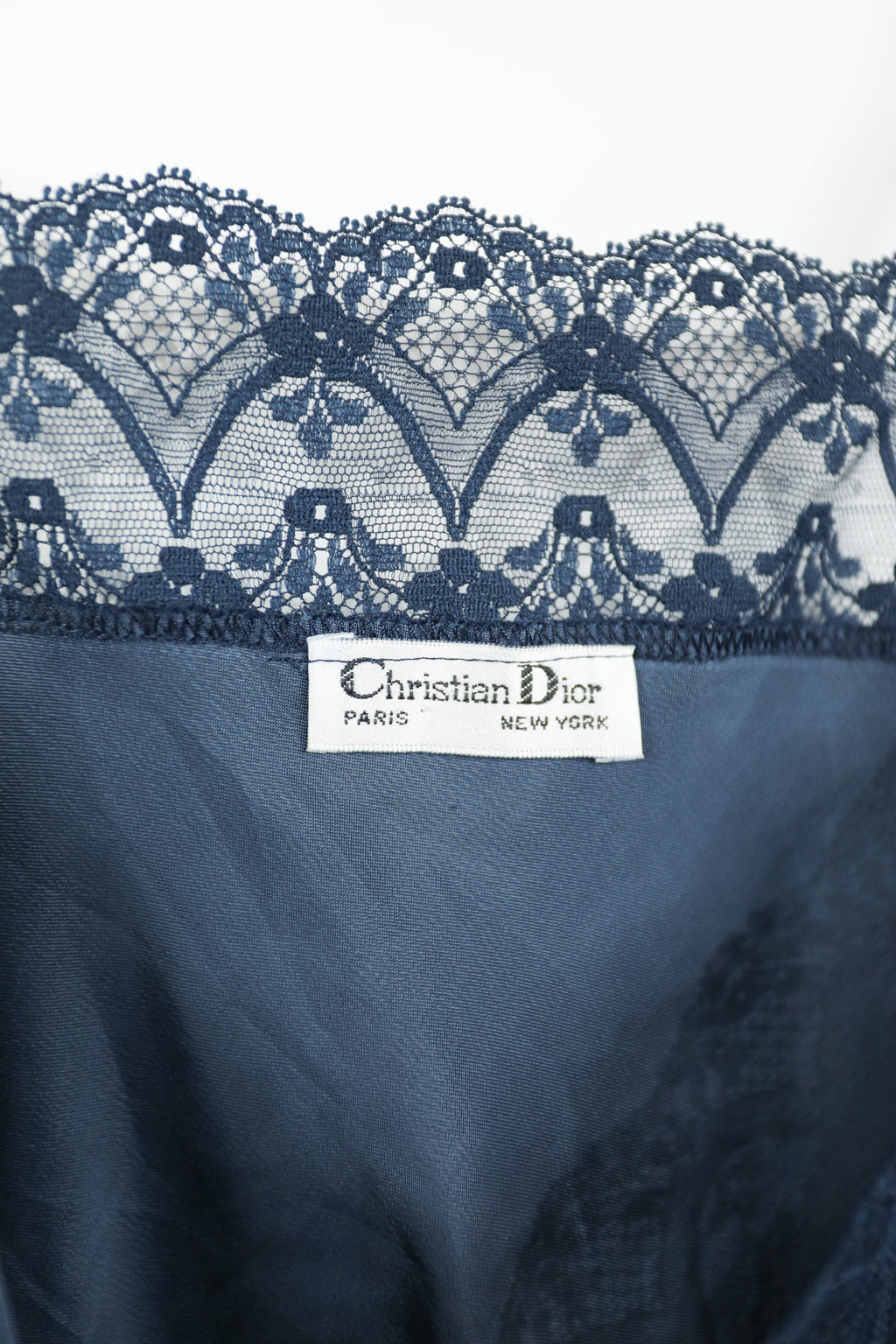 Vintage Dior Slip Cami Navy Blue Sz Med