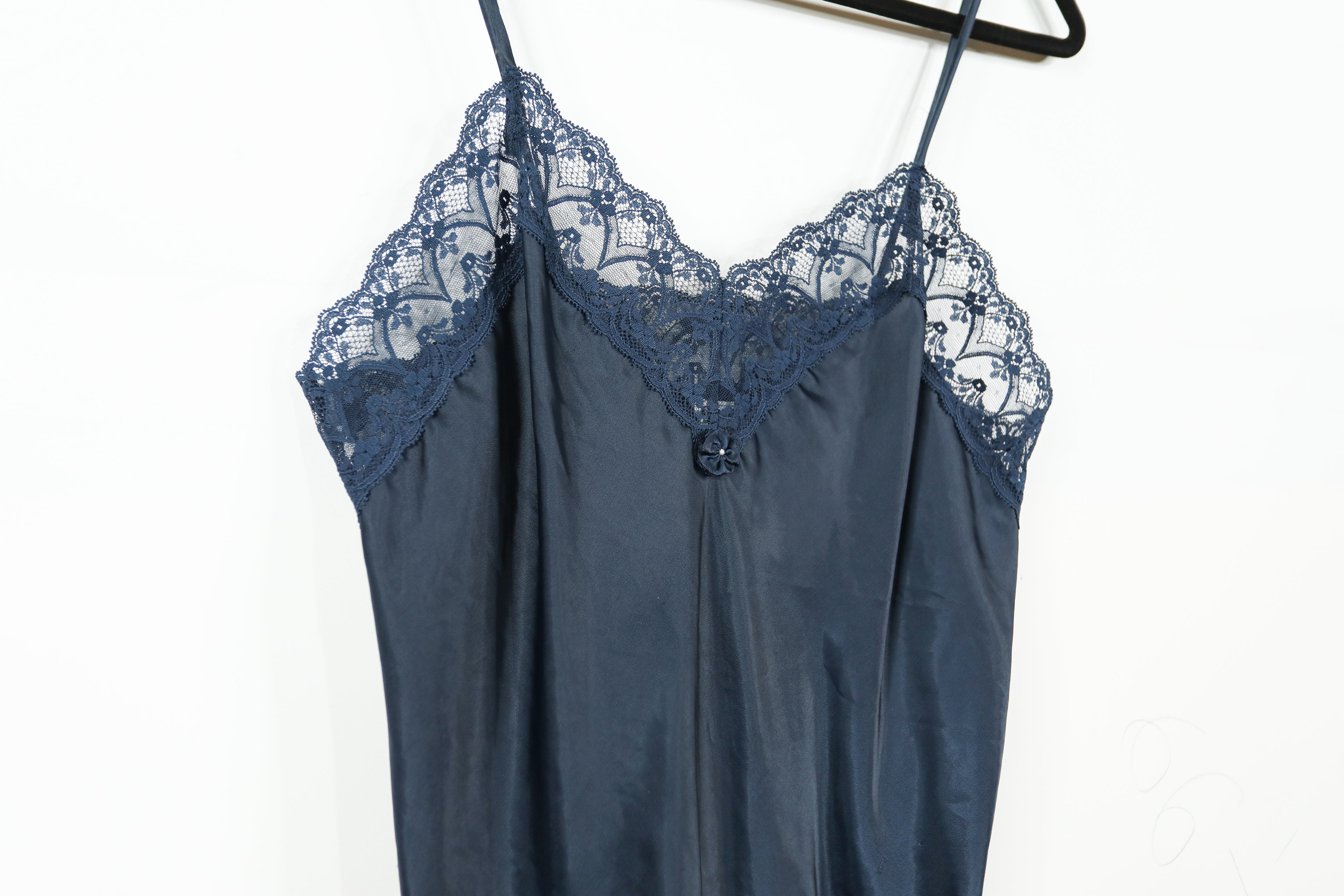 Vintage Dior Slip Cami Navy Blue Sz Med