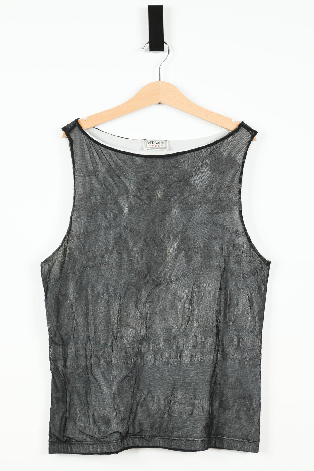 Vintage Versace Sport Mesh Tank Top
