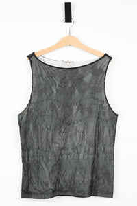 Vintage Versace Sport Mesh Tank Top