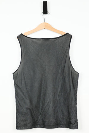 Vintage Versace Sport Mesh Tank Top