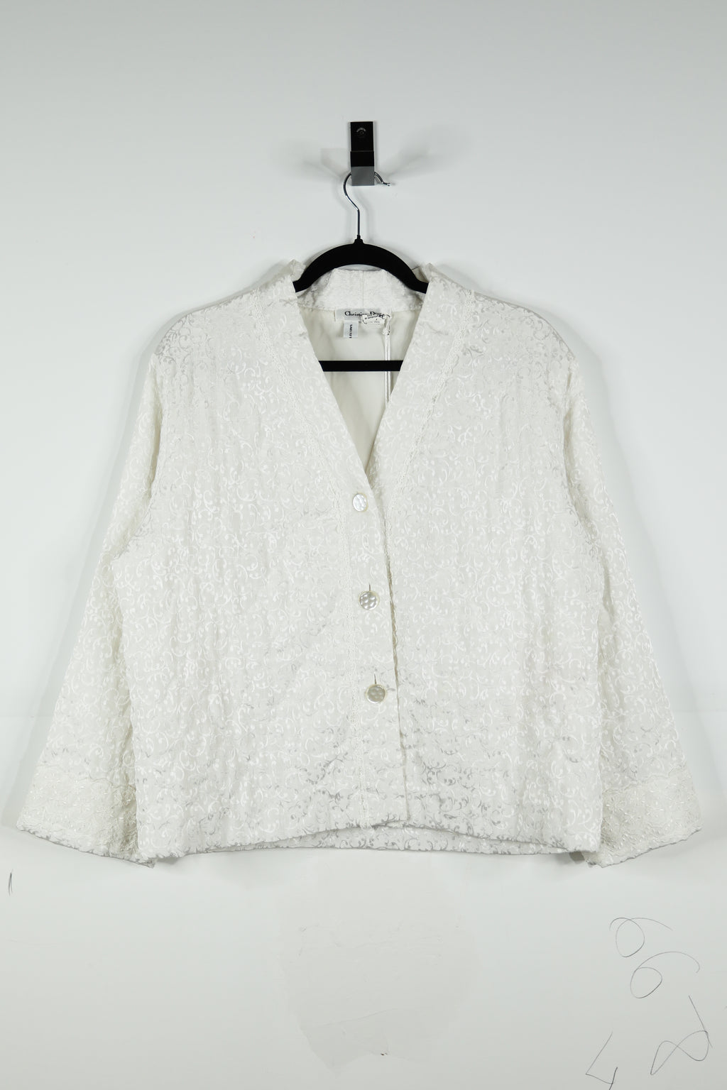 Vintage Christian Dior Sleep Jacket Petite