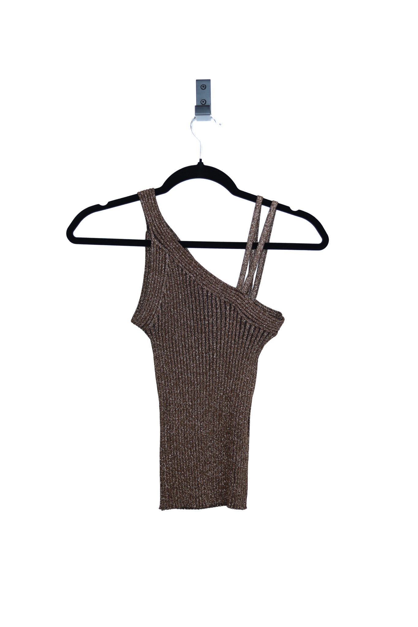90s Copper Metallic Asymmetrical Tank