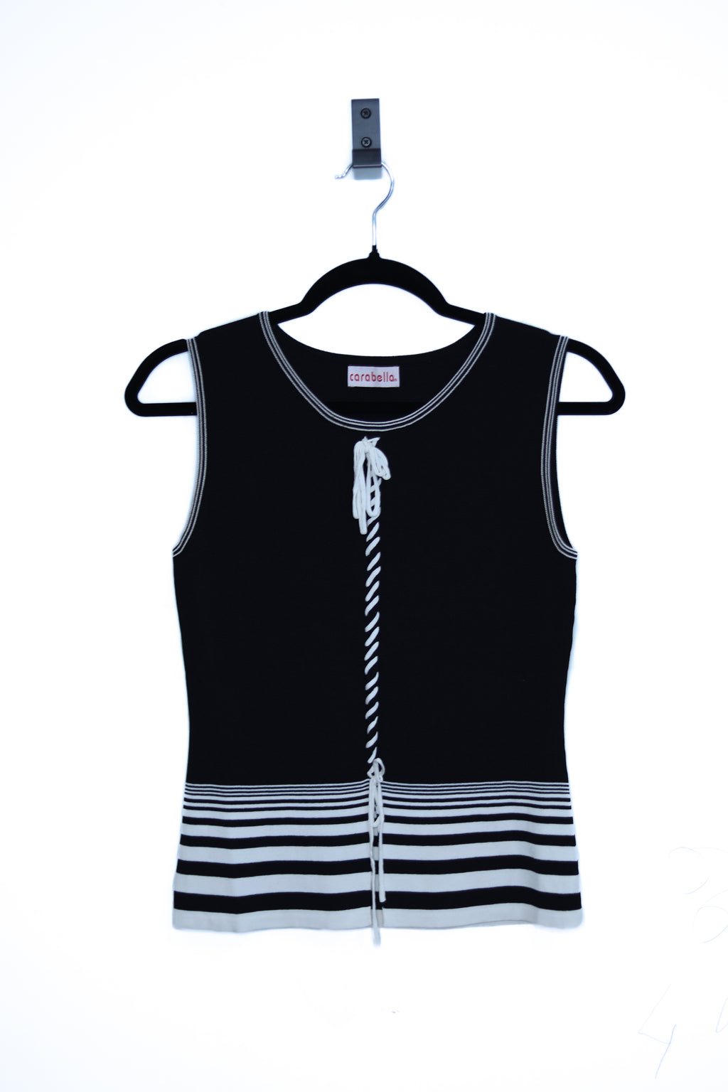 Carabella B&W Stripe Tank