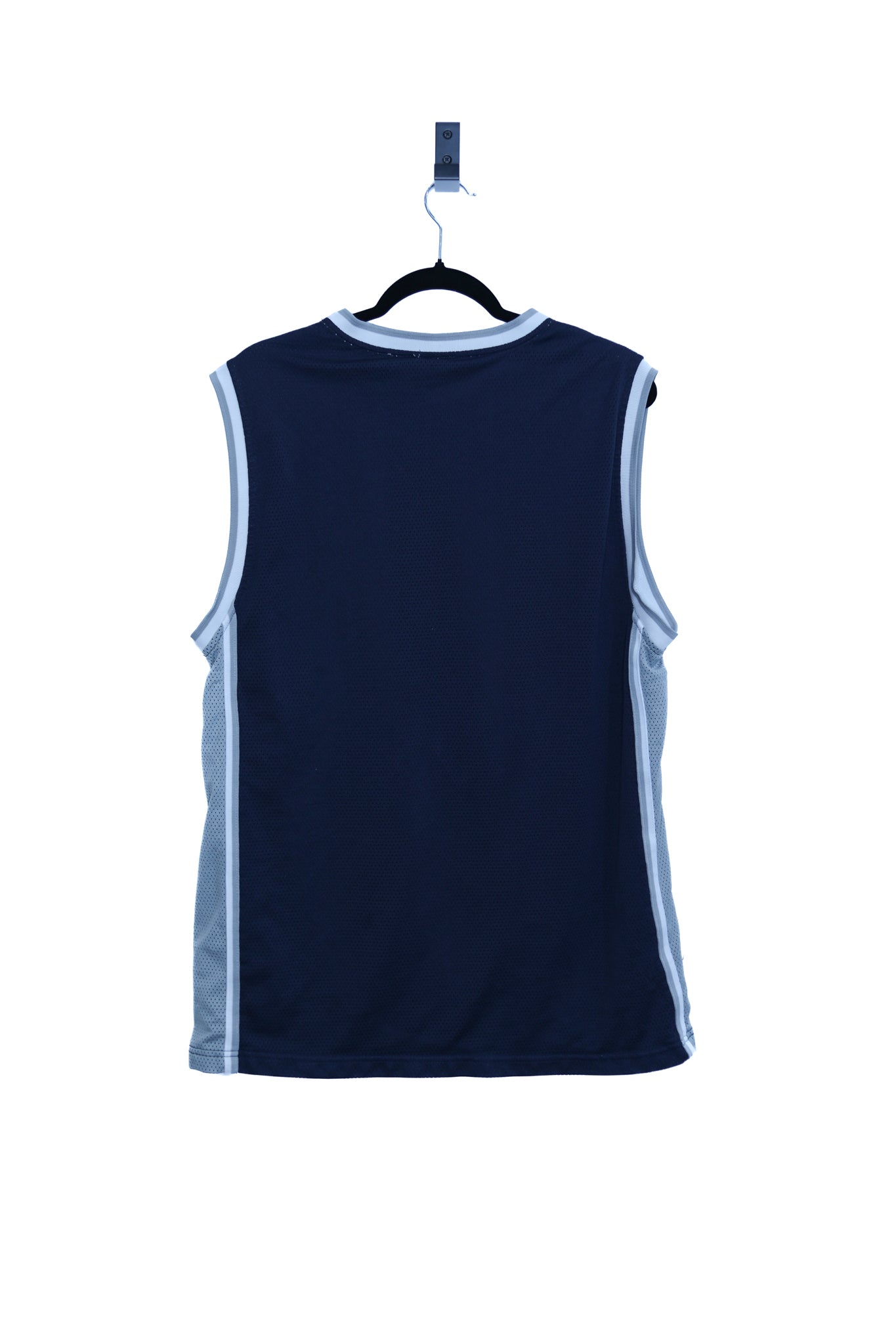 Navy & Grey Jersey V-Neck Tank