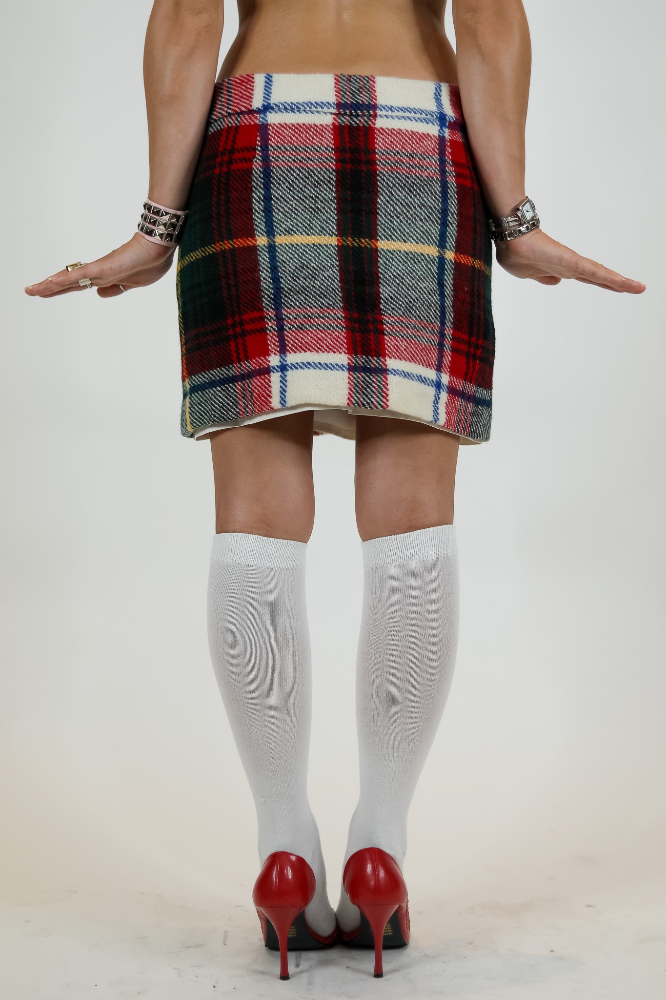 Plaid Wool J.Crew Mini Skirt
