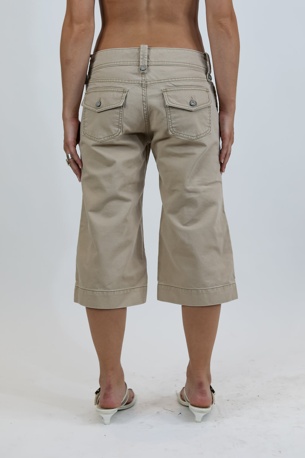 Gap Tan Low Rise Capri Pant