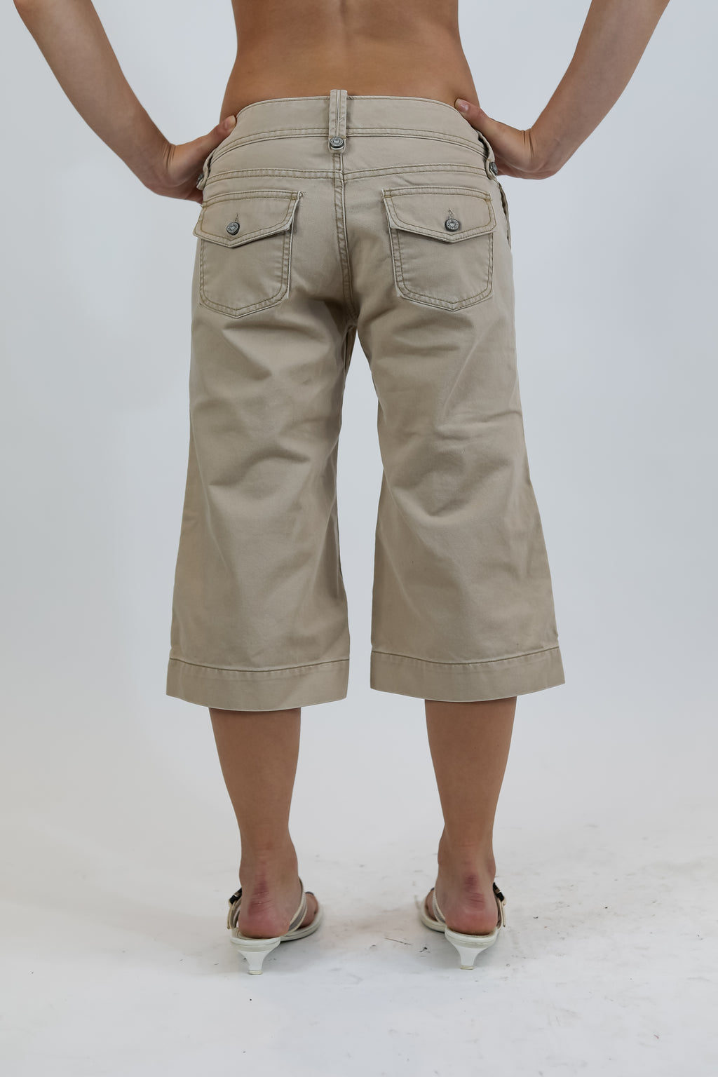 Gap Tan Low Rise Capri Pant