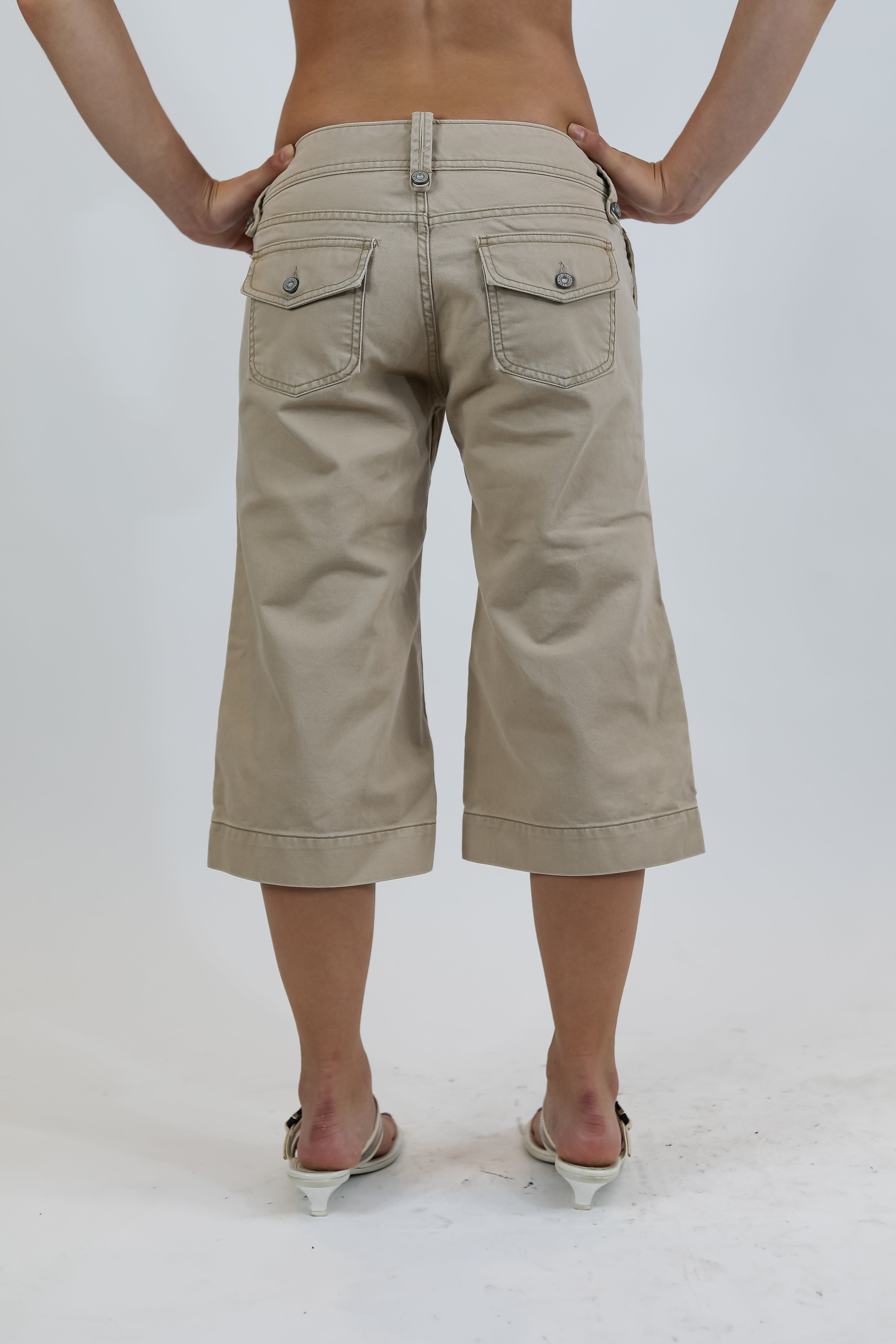 Gap Tan Low Rise Capri Pant