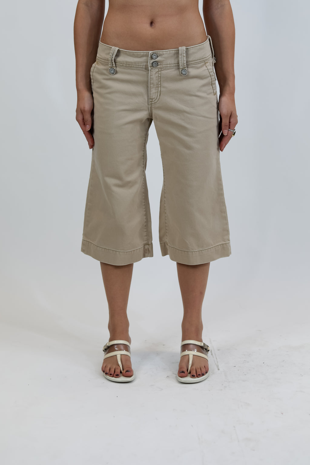 Gap Tan Low Rise Capri Pant