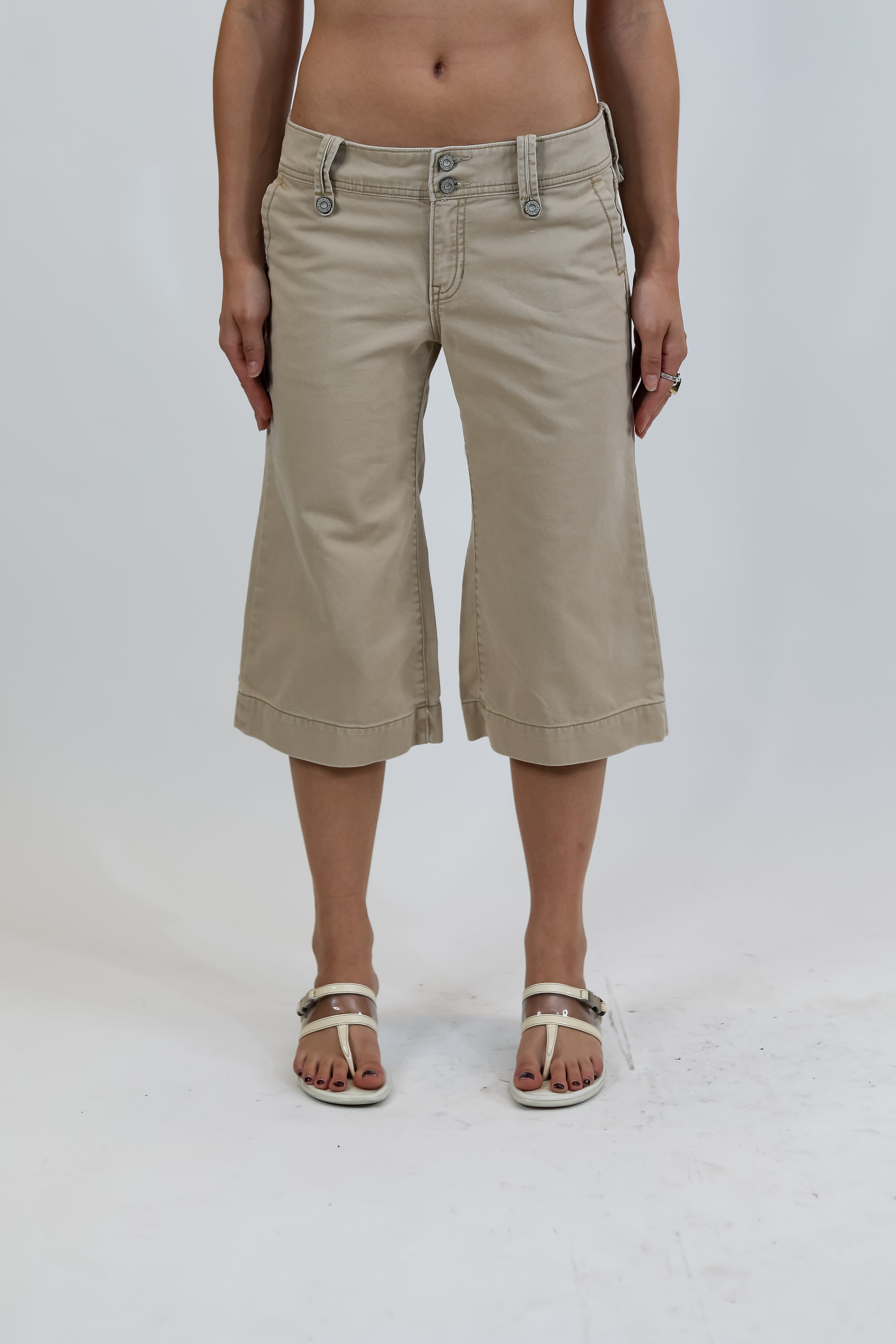 Gap Tan Low Rise Capri Pant